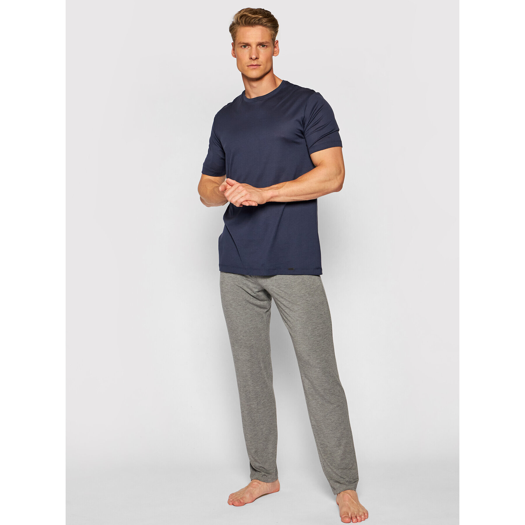 Hanro Tricou Night & Day 5430 Bleumarin Regular Fit - Pled.ro