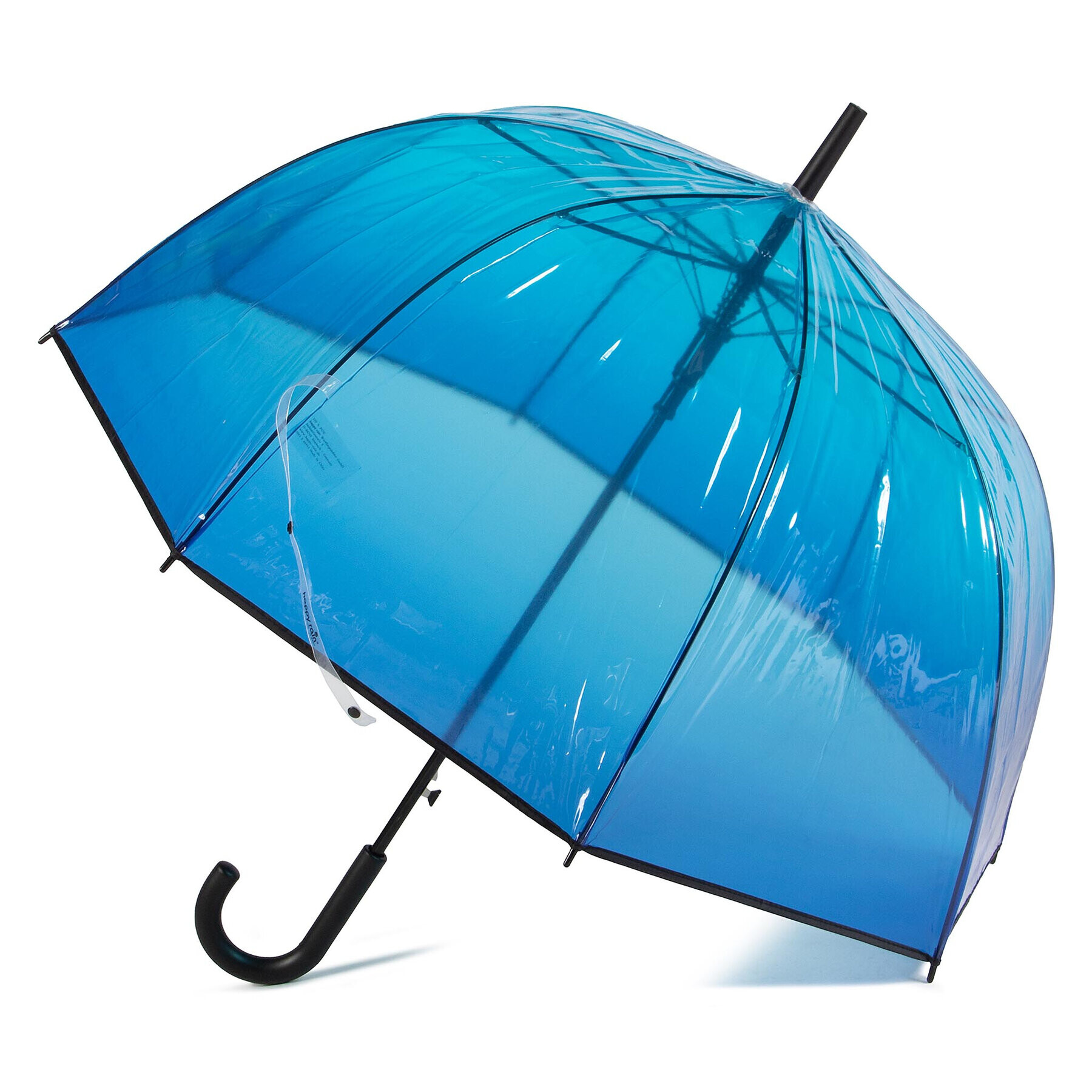 Happy Rain Umbrelă Long Ac Domeshape 40993 Albastru - Pled.ro