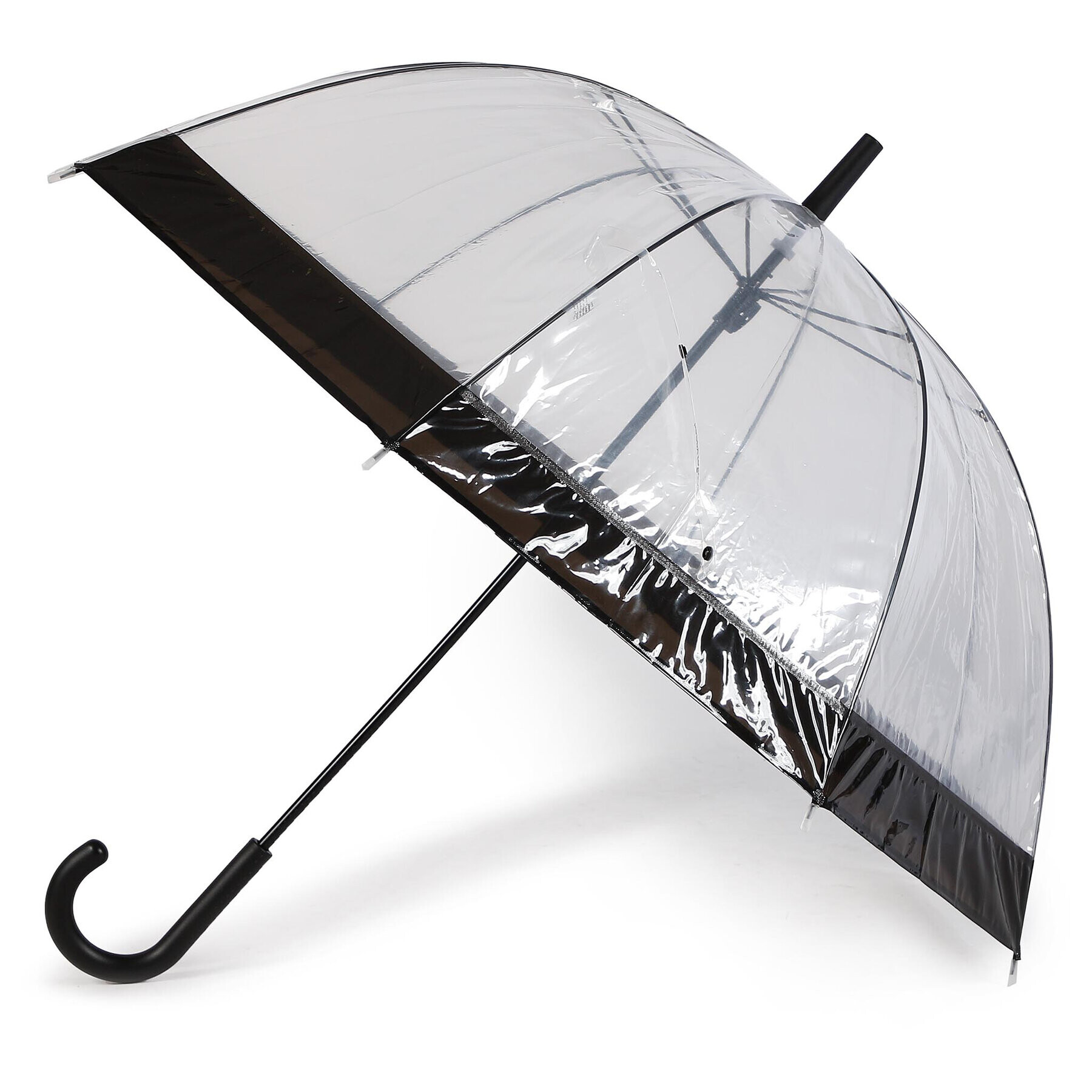 Happy Rain Umbrelă Long Domeshape 40973 Negru - Pled.ro