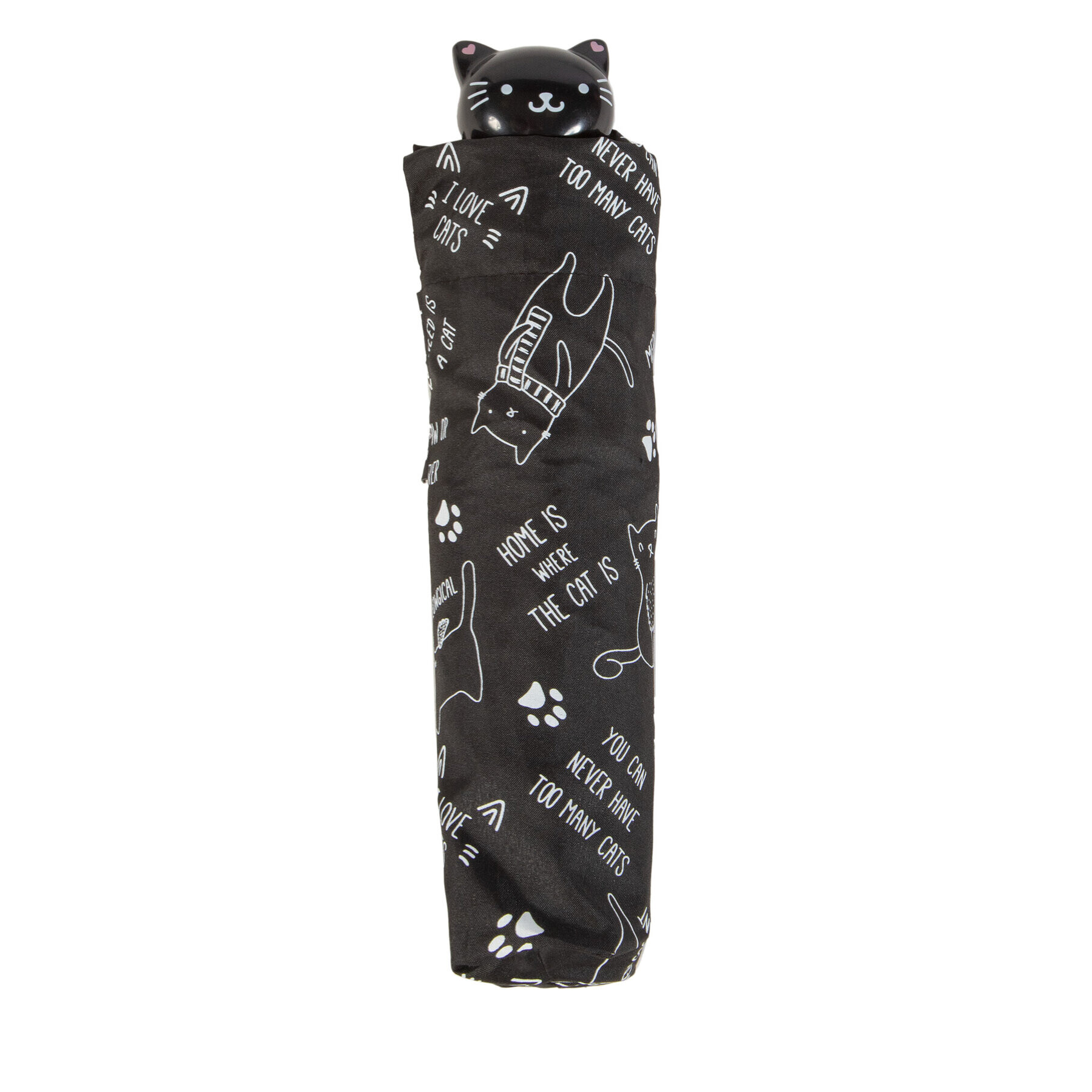 Happy Rain Umbrelă Ultra Mini Cats 43405 Negru - Pled.ro