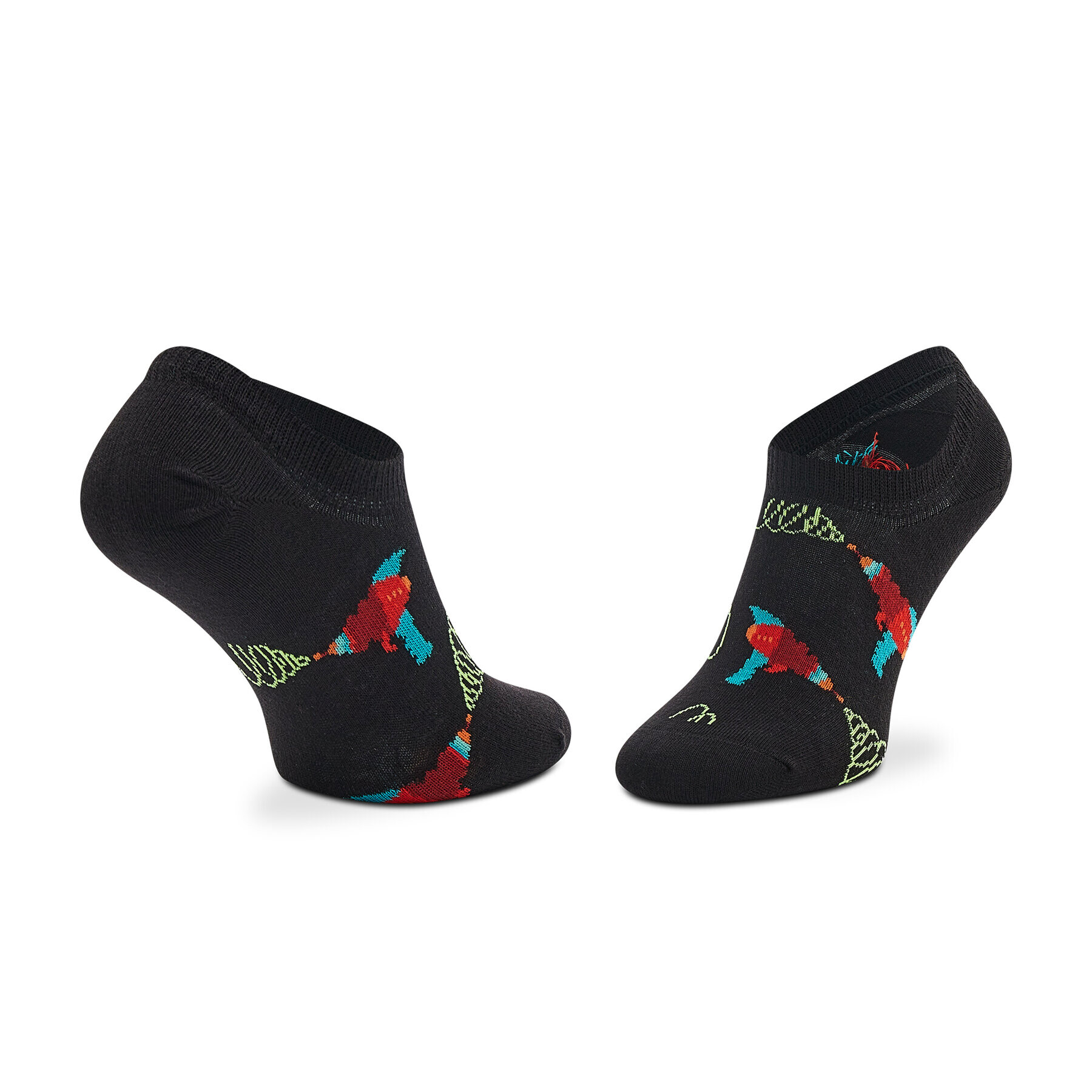 Happy Socks Set 3 perechi de șosete scurte unisex SAU39-6300 Colorat - Pled.ro