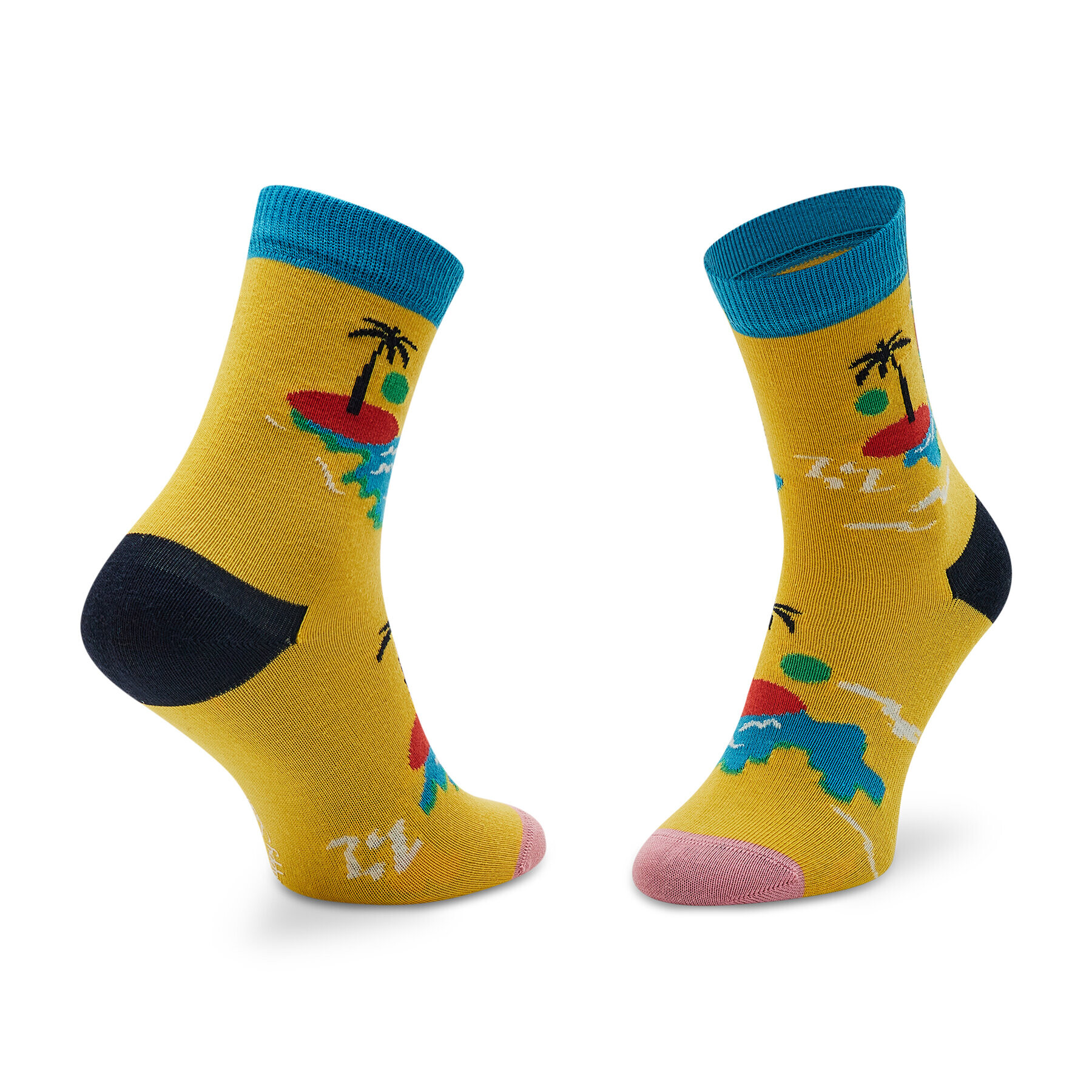 Happy Socks Set de 2 perechi de șosete lungi pentru copii KIIT02-6500 Colorat - Pled.ro