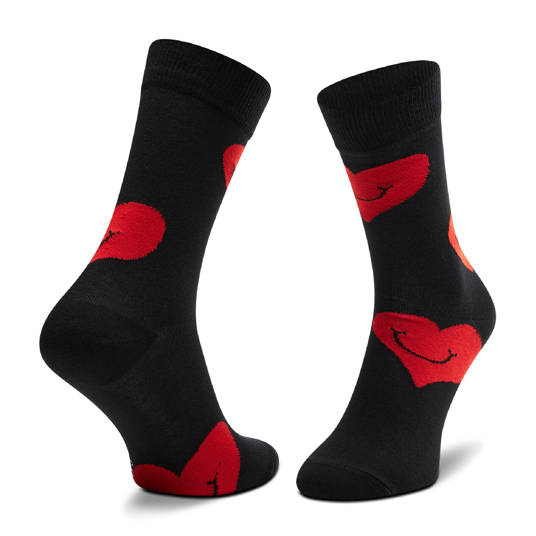 Happy Socks Set de 2 perechi de șosete lungi unisex XVAL02-9300 Negru - Pled.ro