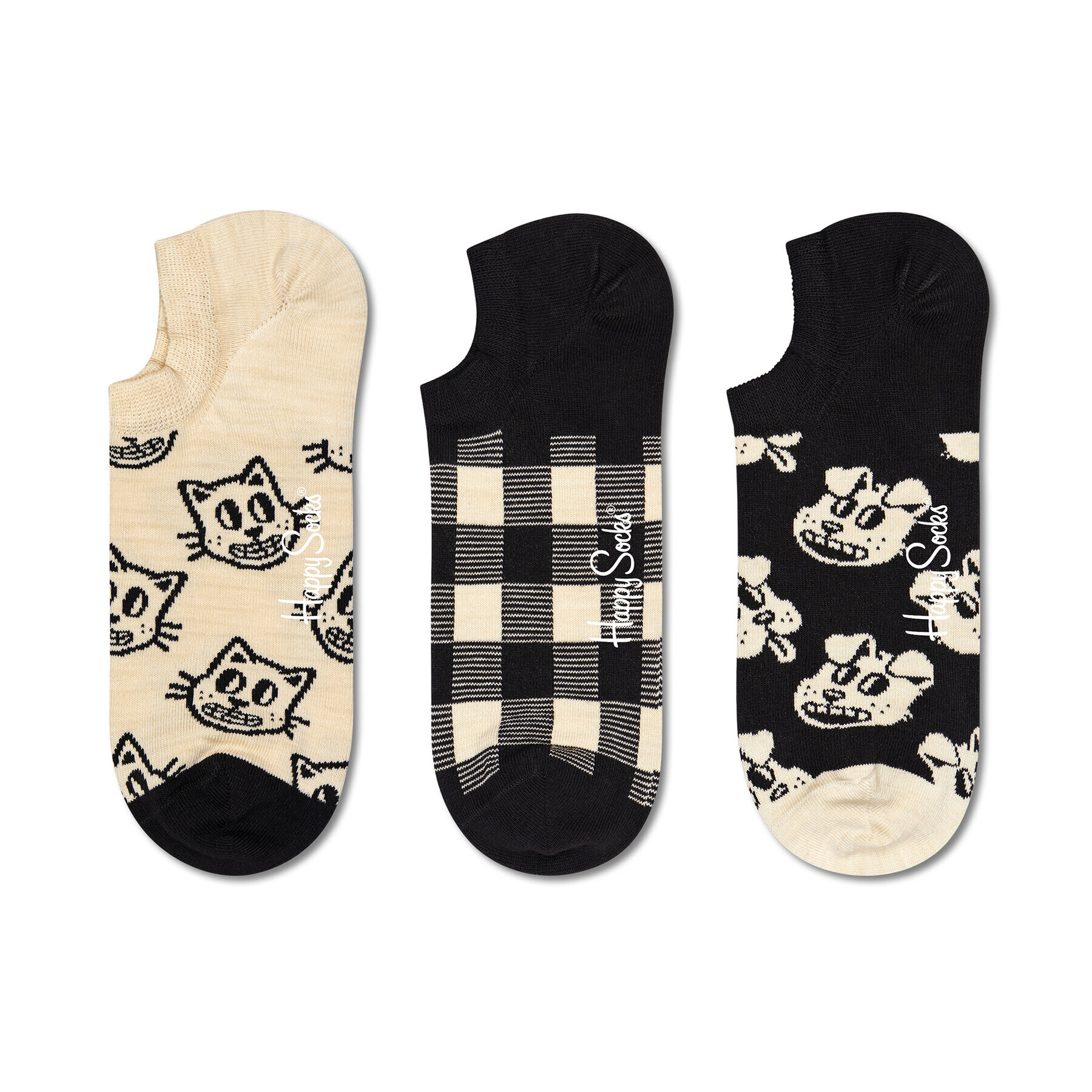 Happy Socks Set de 2 perechi de șosete medii unisex PET39-9100 Colorat - Pled.ro