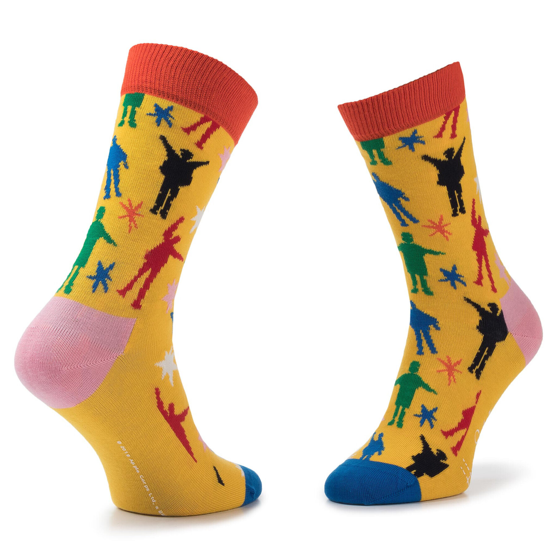 Happy Socks Set de 3 perechi de șosete medii unisex XBEA08-0100 Colorat - Pled.ro