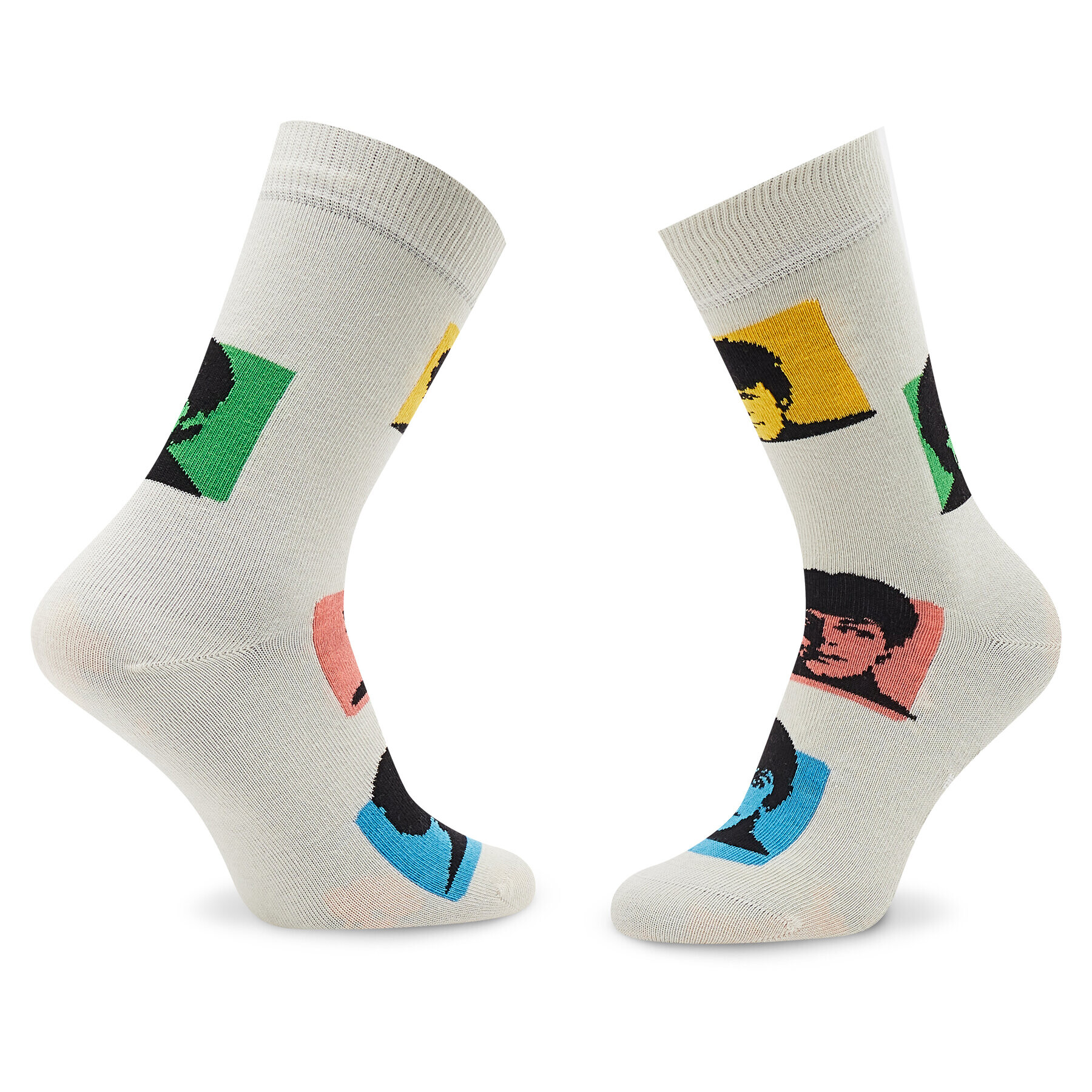 Happy Socks Set de 4 perechi de șosete lungi unisex The Beathles XBEA09-0200 Colorat - Pled.ro