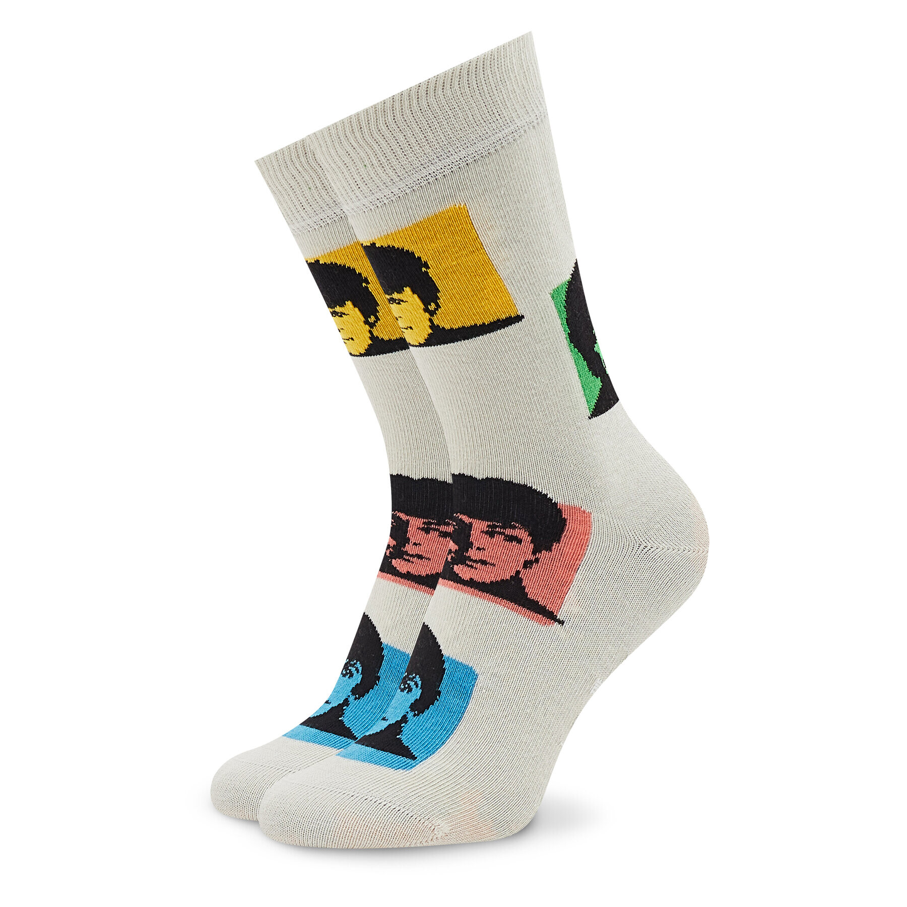 Happy Socks Set de 4 perechi de șosete lungi unisex The Beathles XBEA09-0200 Colorat - Pled.ro