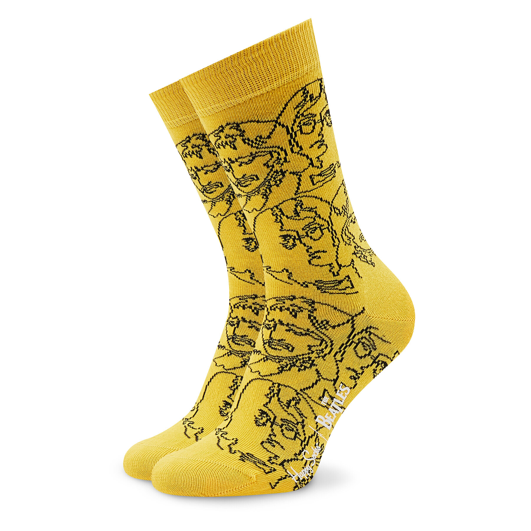 Happy Socks Set de 4 perechi de șosete lungi unisex The Beathles XBEA09-0200 Colorat - Pled.ro