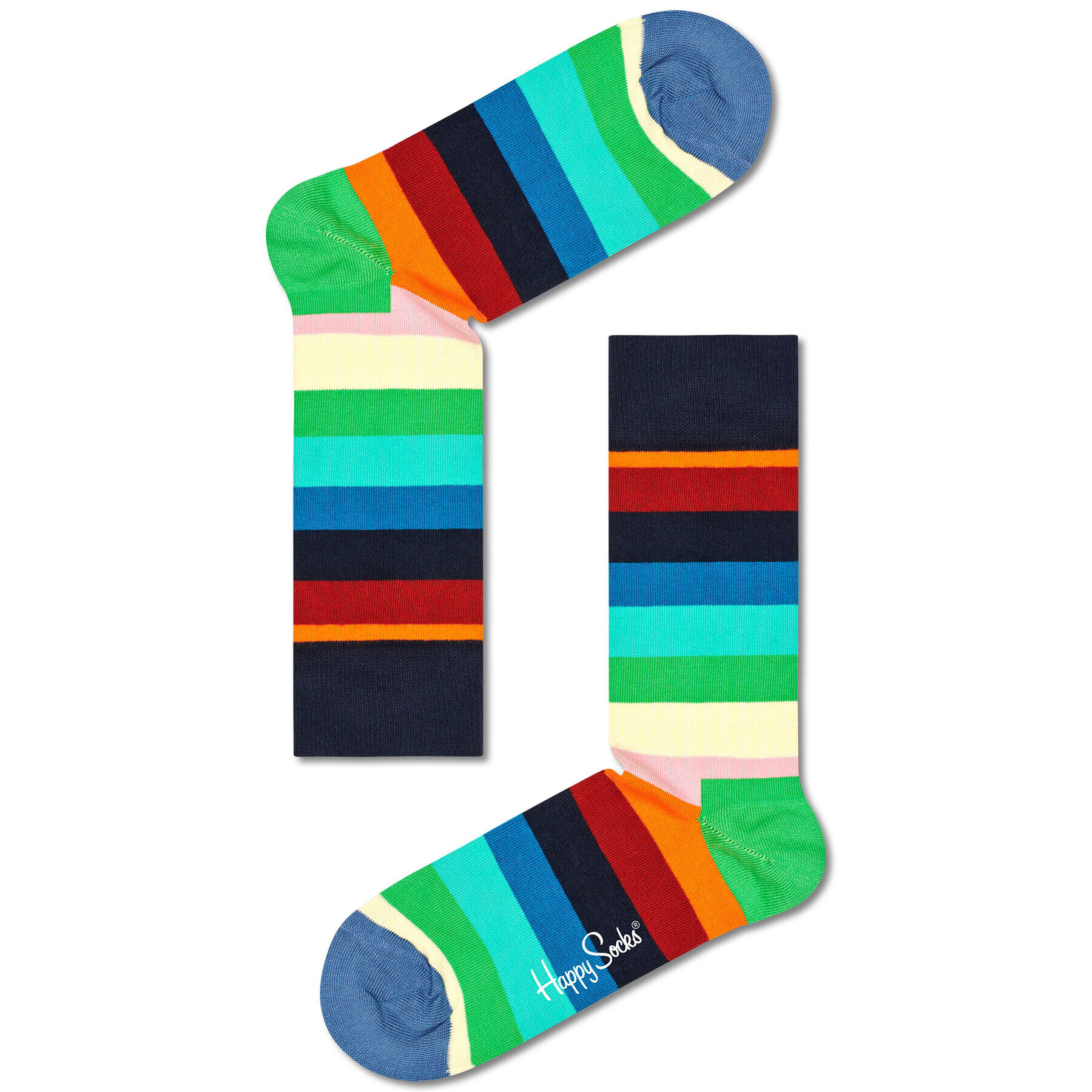 Happy Socks Set de 4 perechi de șosete lungi unisex XATD09-0200 Colorat - Pled.ro