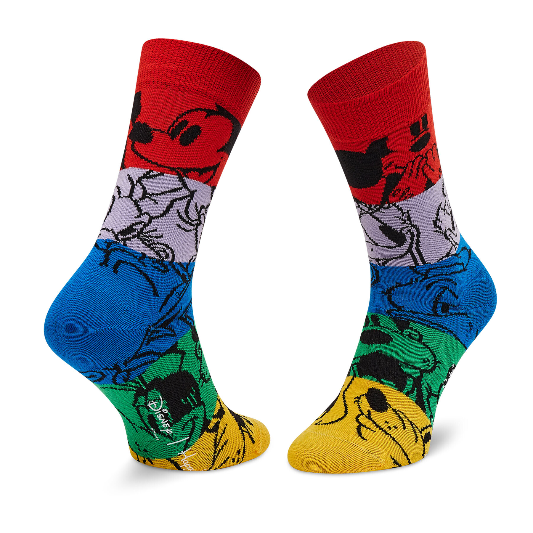 Happy Socks Set de 4 perechi de șosete lungi unisex XDNY09-0200 Negru - Pled.ro