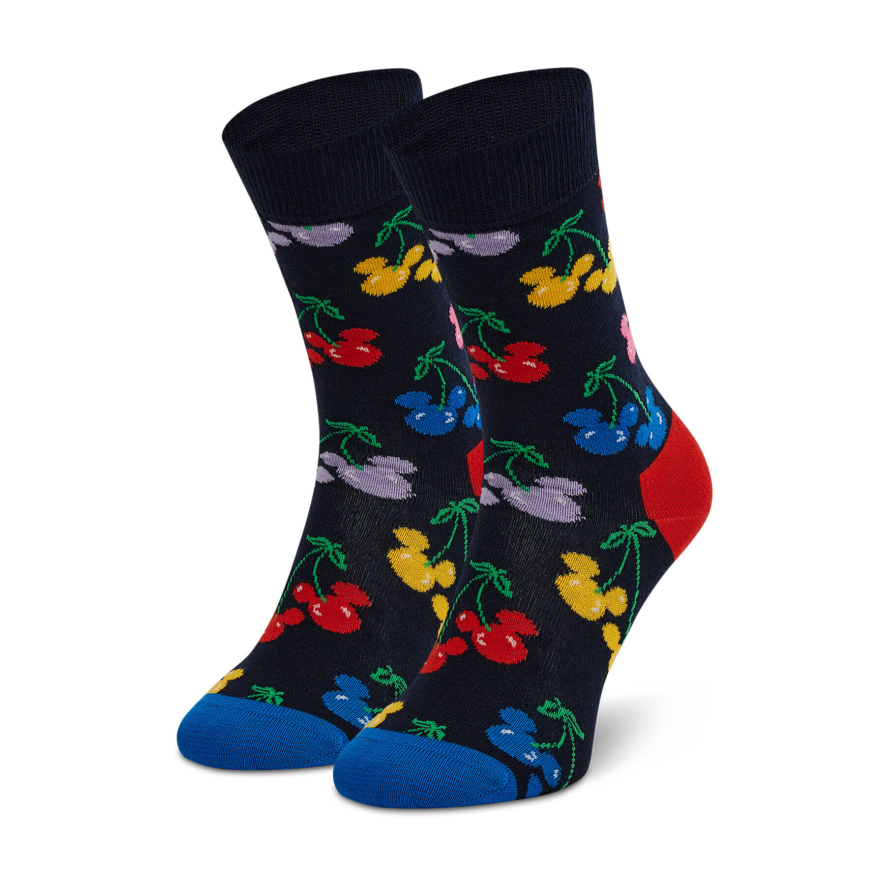 Happy Socks Set de 4 perechi de șosete lungi unisex XDNY09-0200 Negru - Pled.ro