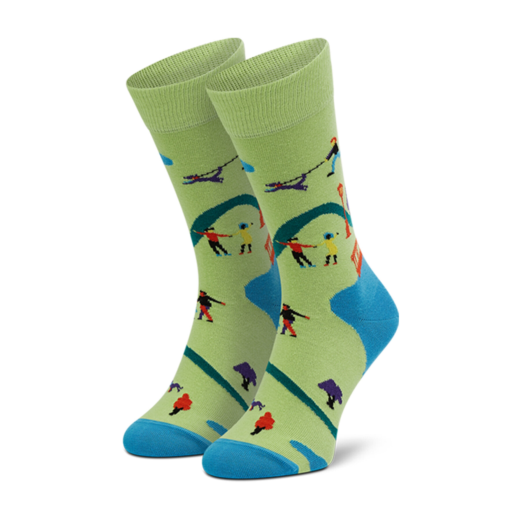 Happy Socks Set de 7 perechi de șosete lungi unisex XSEV15-0200 Colorat - Pled.ro