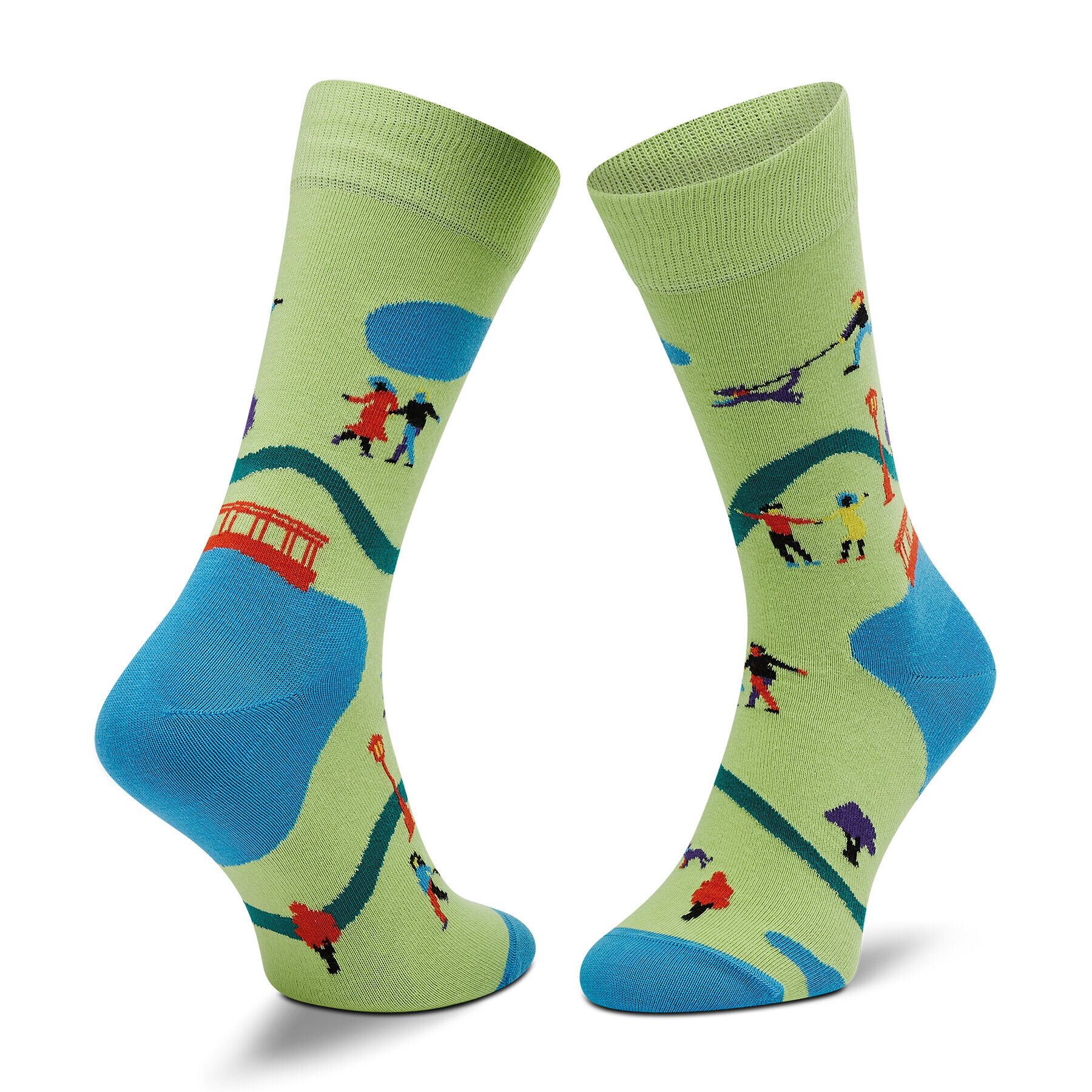 Happy Socks Set de 7 perechi de șosete lungi unisex XSEV15-0200 Colorat - Pled.ro