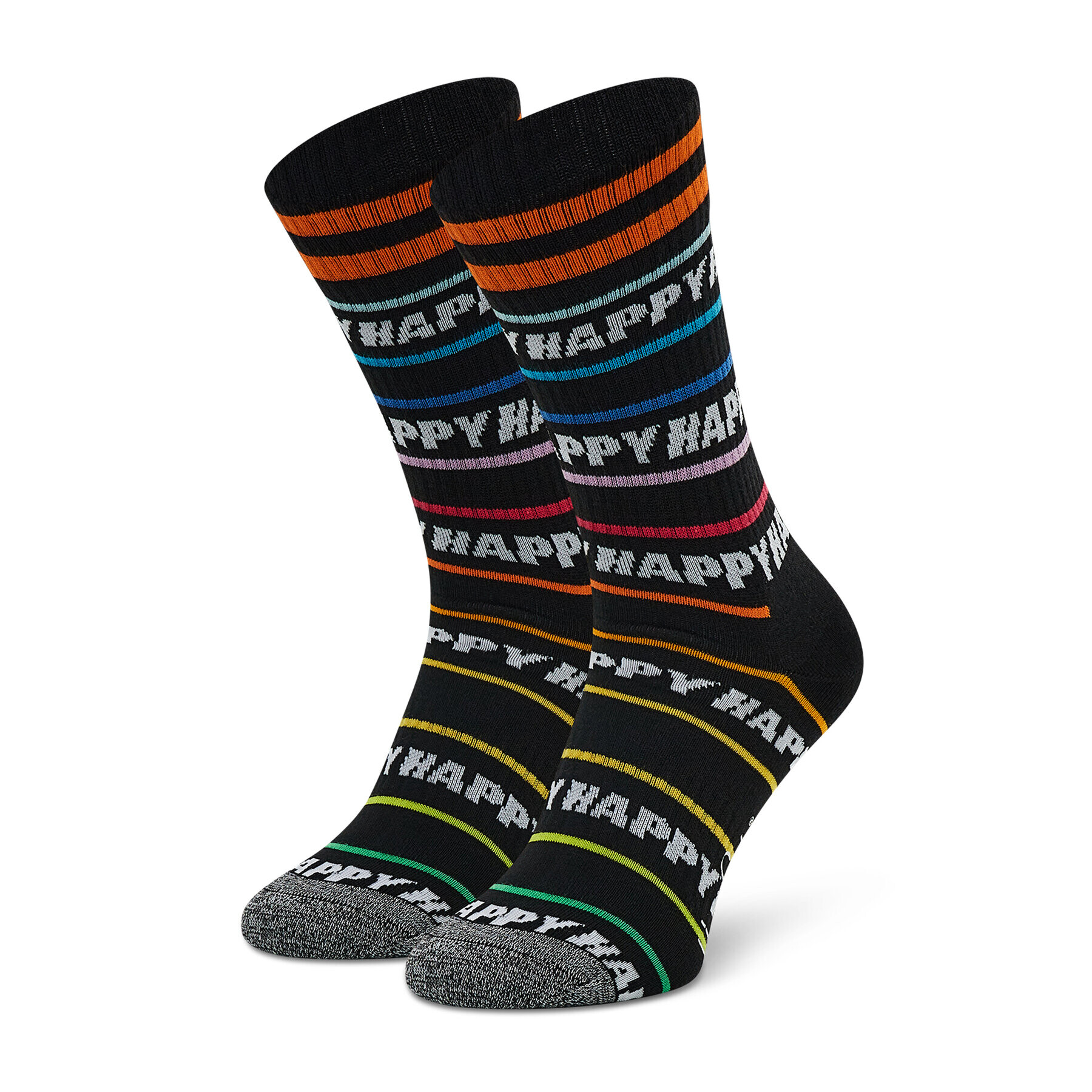 Happy Socks Șosete Înalte Unisex ATHAP29-9300 Negru - Pled.ro