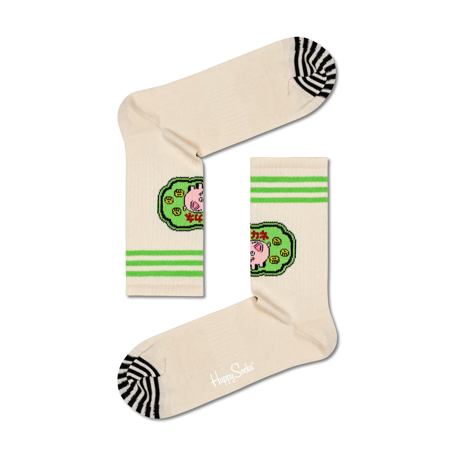 Happy Socks Șosete Înalte Unisex ATPBA14-1700 Bej - Pled.ro