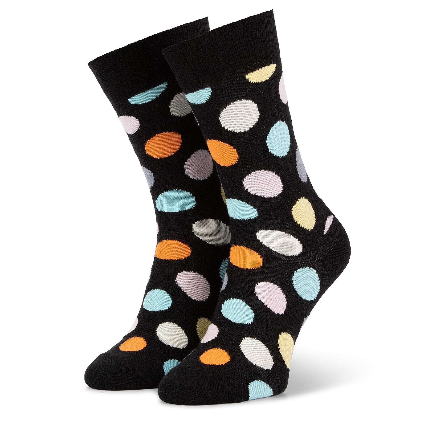 Happy Socks Șosete Înalte Unisex BD01-099 Negru - Pled.ro