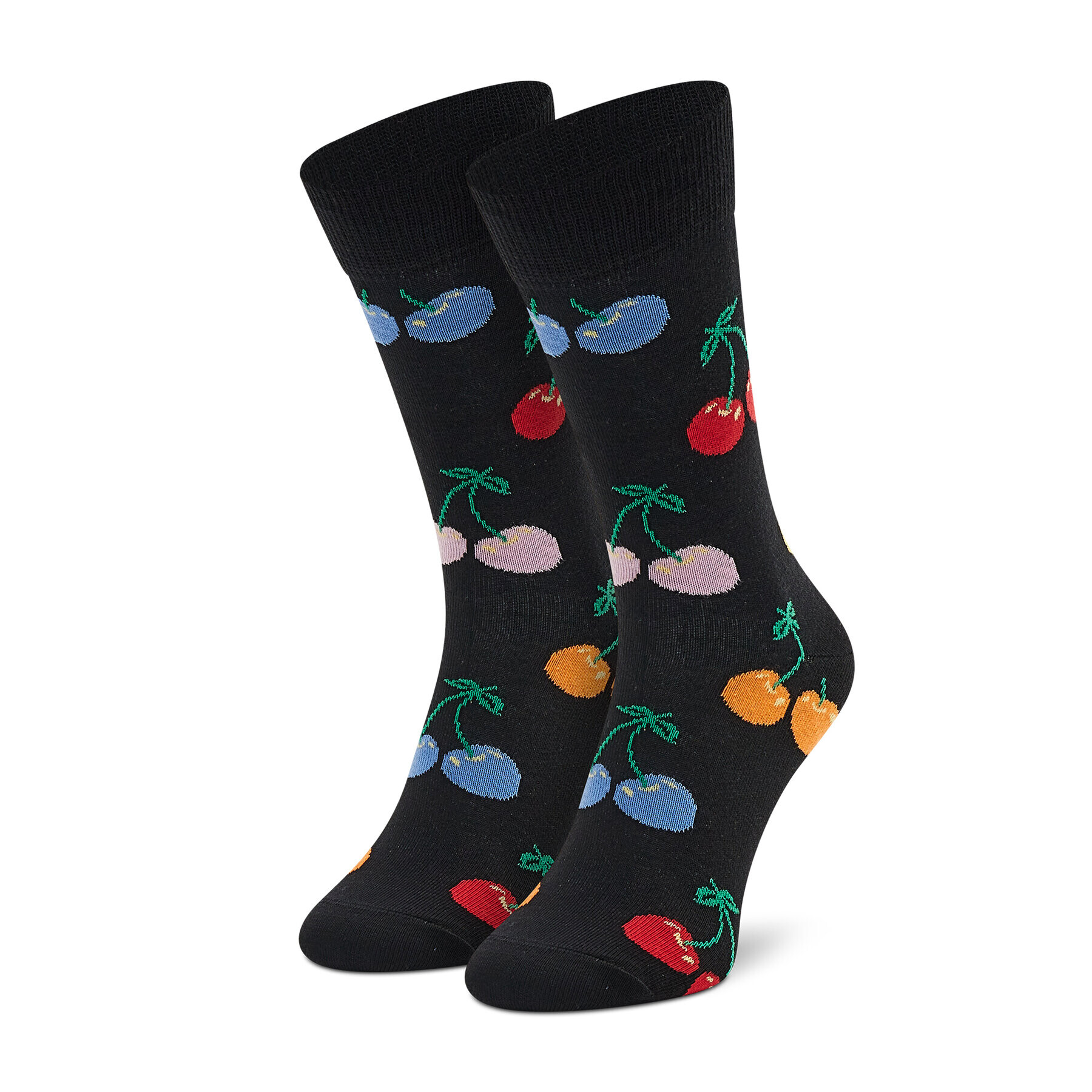 Happy Socks Șosete Înalte Unisex CHE01-9050 Negru - Pled.ro