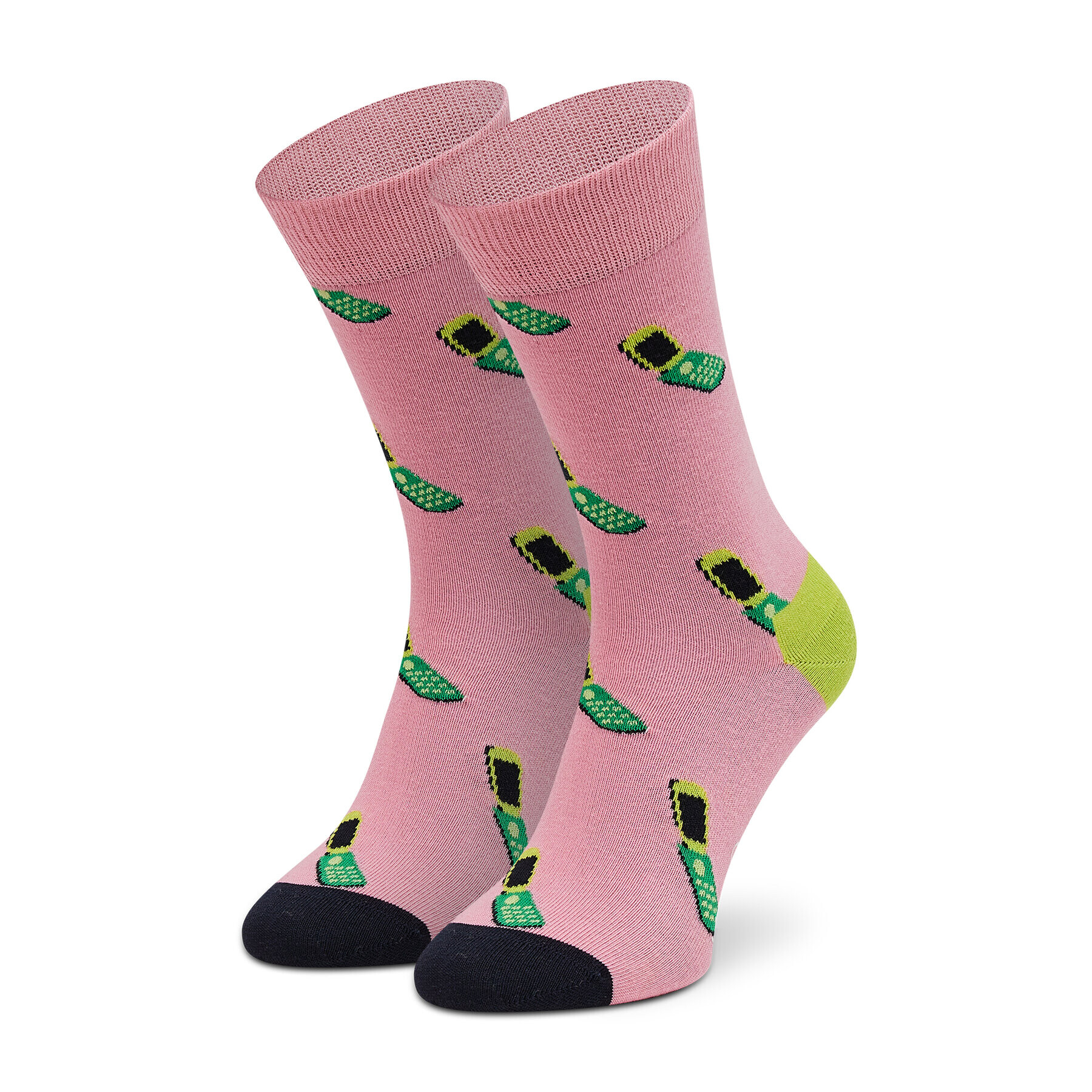 Happy Socks Șosete Înalte Unisex CMM01-3300 Roz - Pled.ro