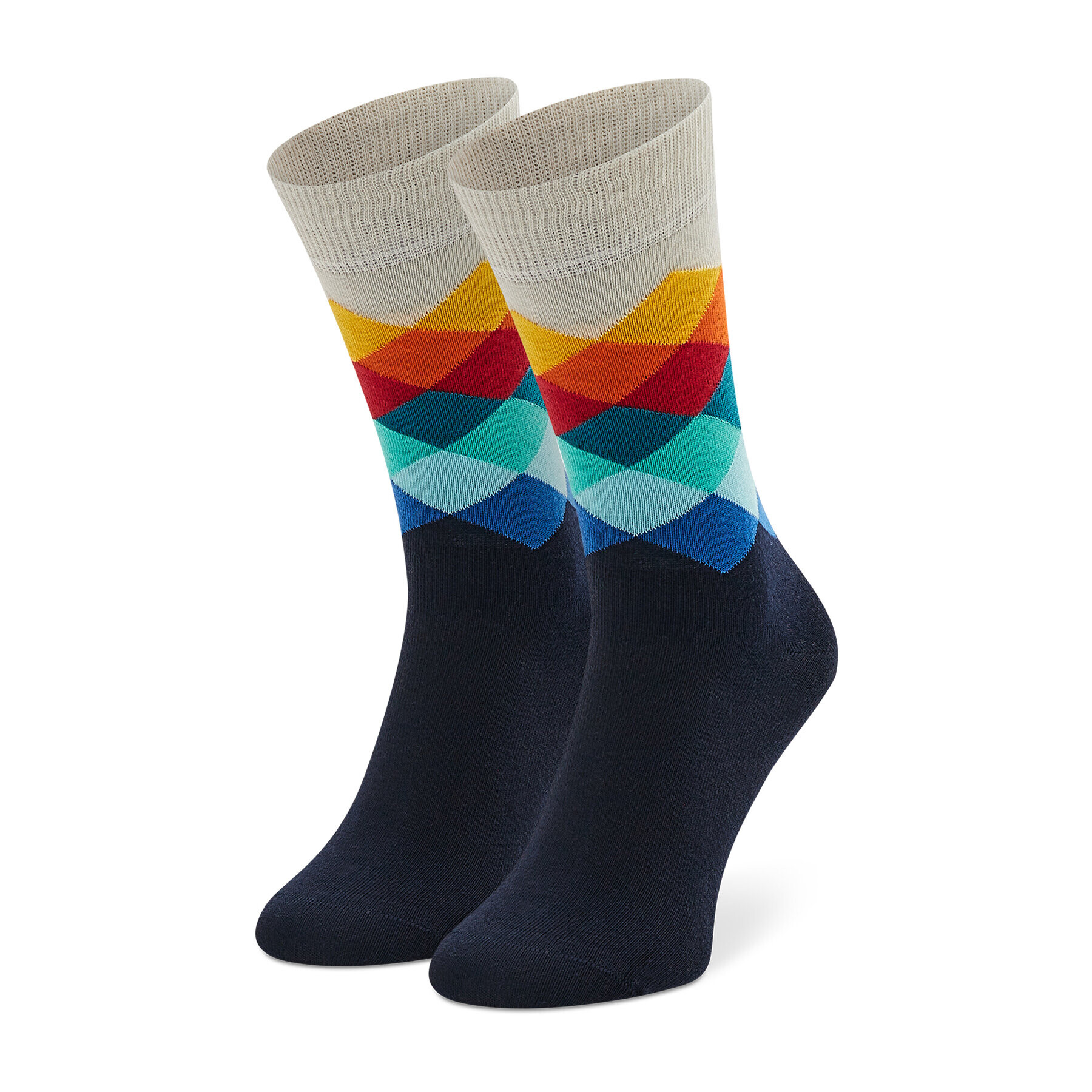 Happy Socks Șosete Înalte Unisex FAD01-6450 Bleumarin - Pled.ro