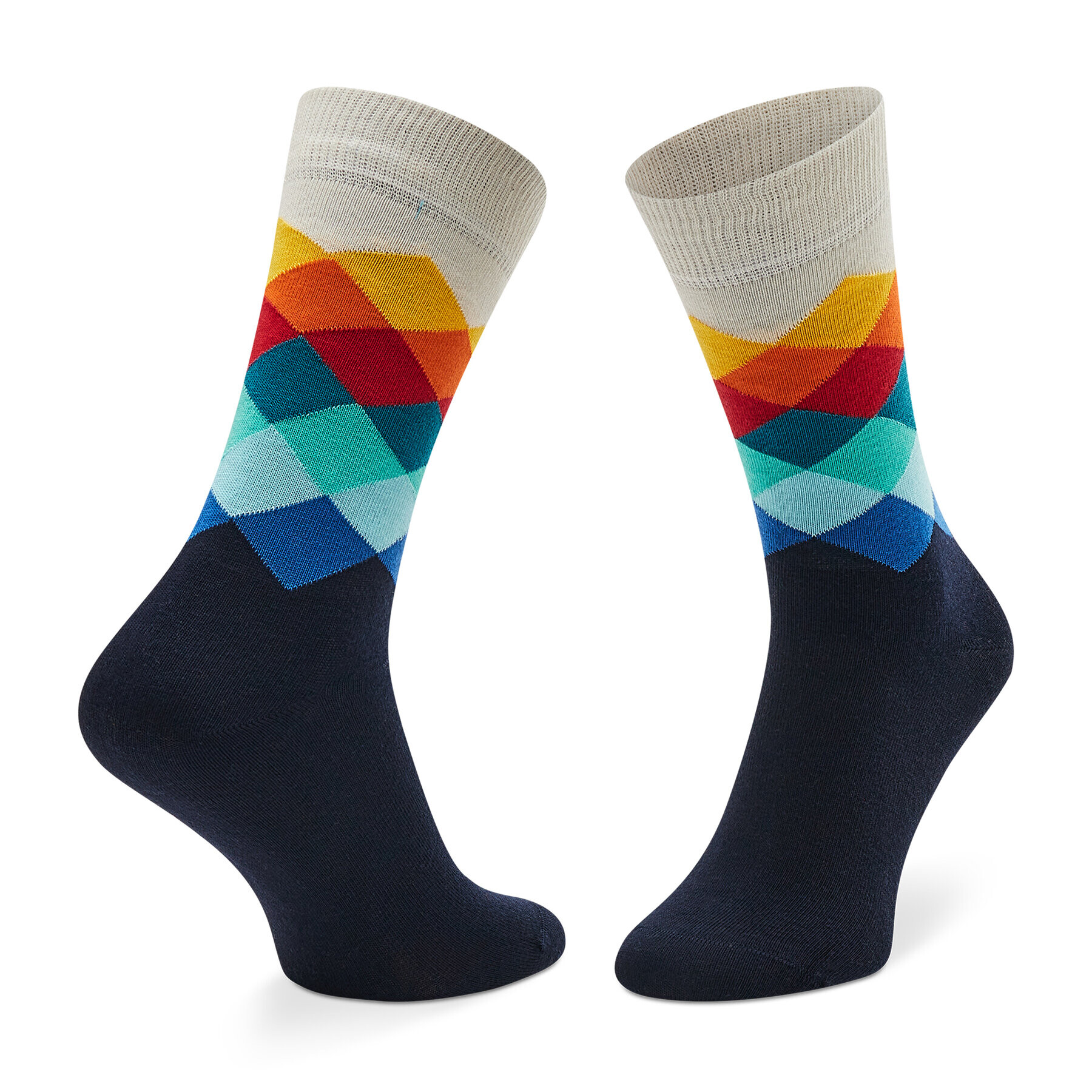 Happy Socks Șosete Înalte Unisex FAD01-6450 Bleumarin - Pled.ro