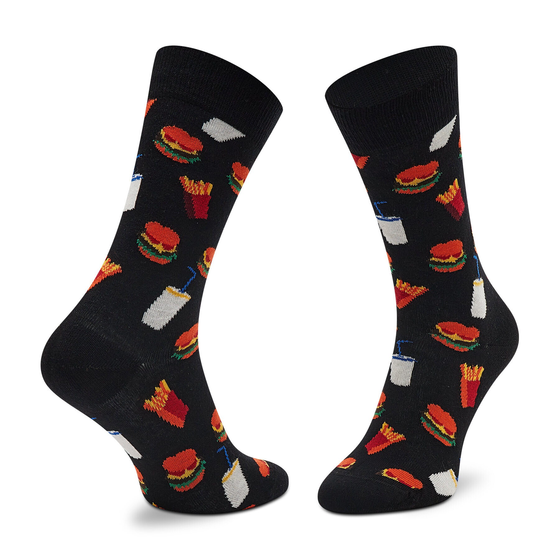 Happy Socks Șosete Înalte Unisex HAM01-9050 Negru - Pled.ro