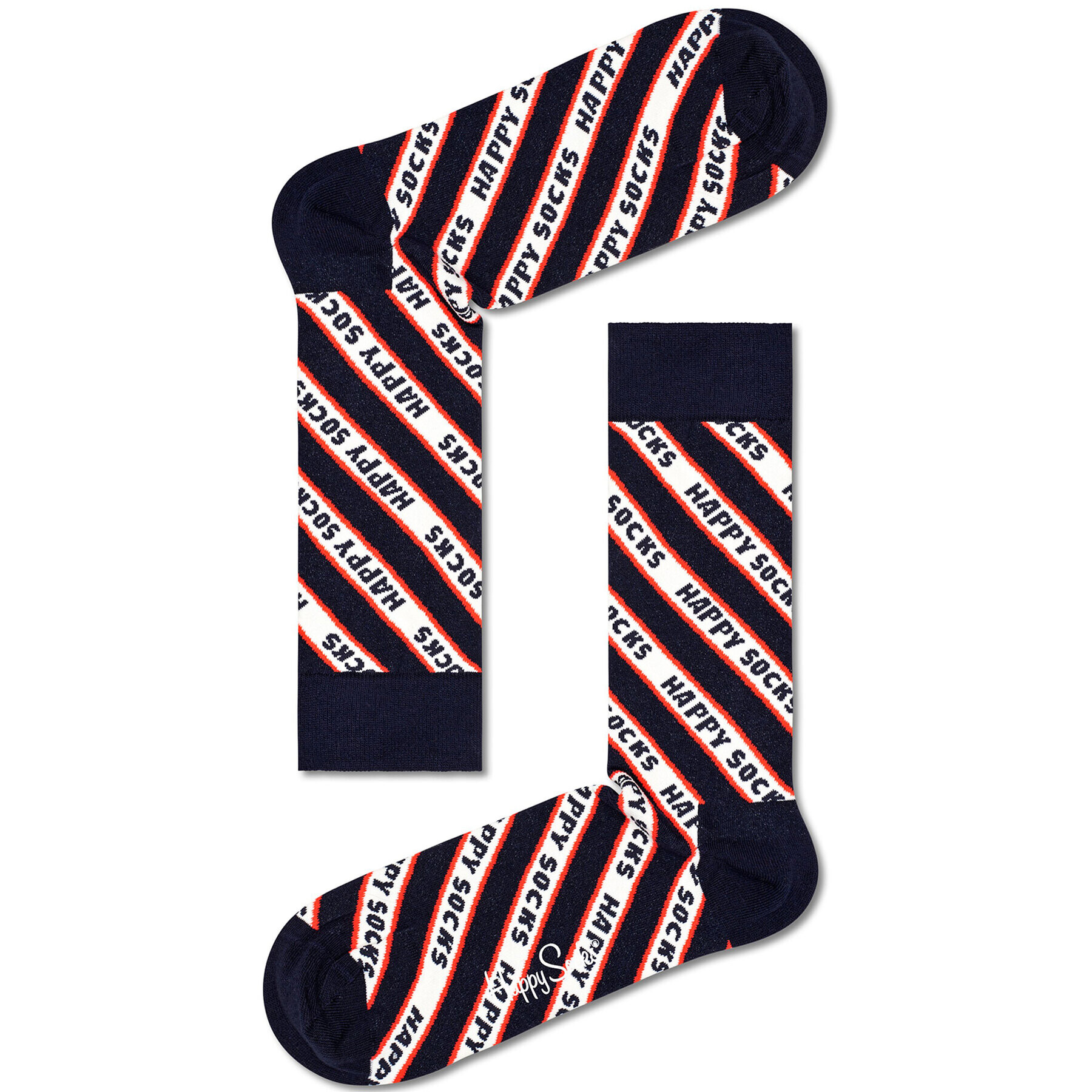 Happy Socks Șosete Înalte Unisex HPP01-6500 Bleumarin - Pled.ro