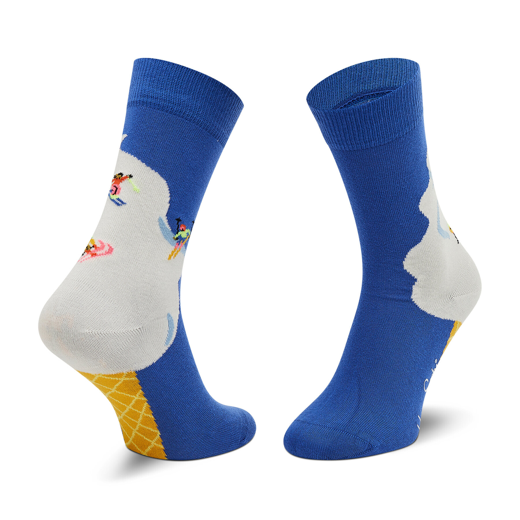 Happy Socks Șosete Înalte Unisex IIB01-6500 Bleumarin - Pled.ro