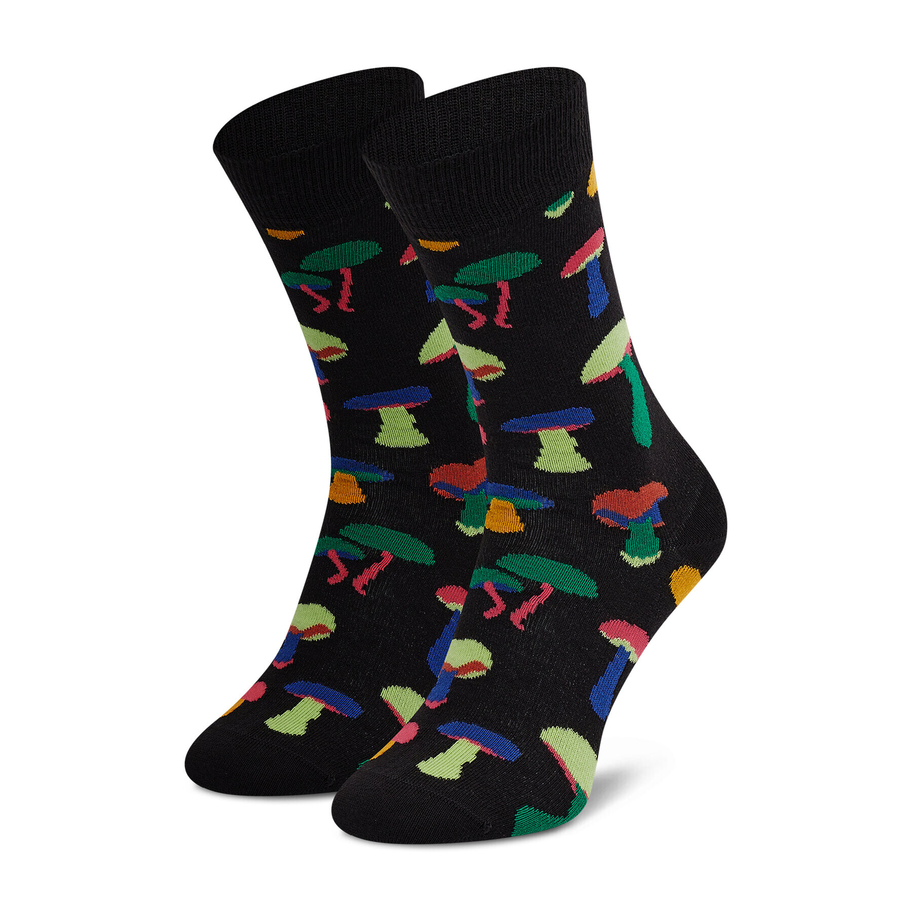 Happy Socks Șosete Înalte Unisex MMU01-9300 Negru - Pled.ro