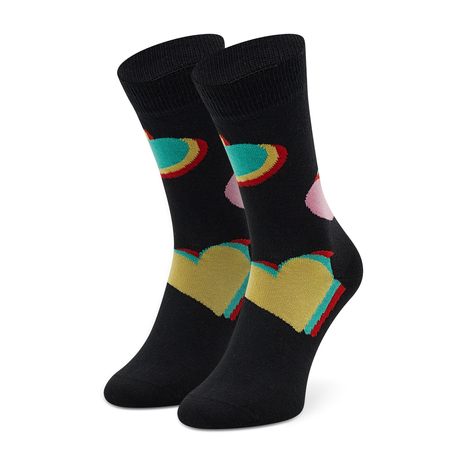 Happy Socks Șosete Înalte Unisex MYV01-9300 Negru - Pled.ro