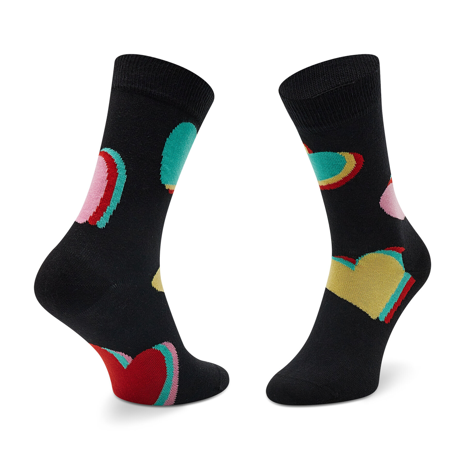 Happy Socks Șosete Înalte Unisex MYV01-9300 Negru - Pled.ro