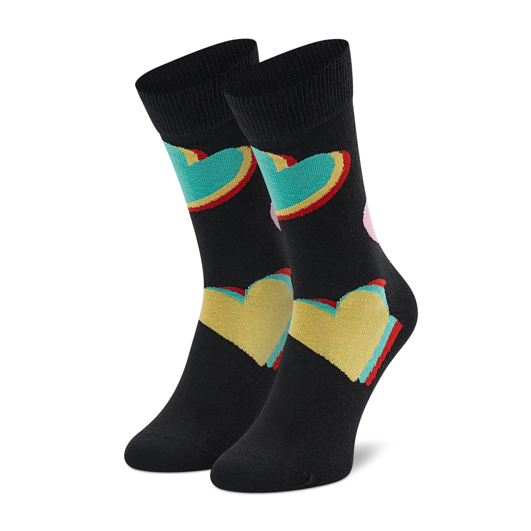 Happy Socks Șosete Înalte Unisex MYV01-9350 Negru - Pled.ro