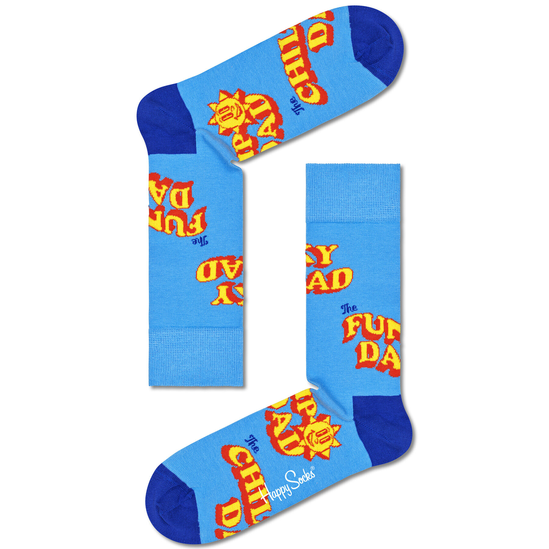 Happy Socks Șosete Înalte Unisex NOD01-6300 Albastru - Pled.ro