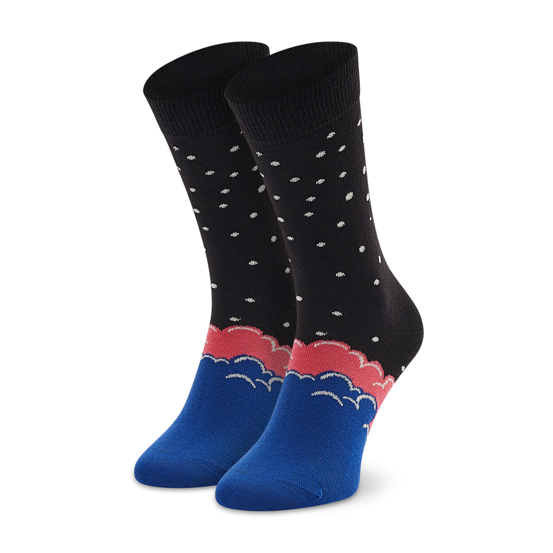 Happy Socks Șosete Înalte Unisex OTC01-9300 Negru - Pled.ro