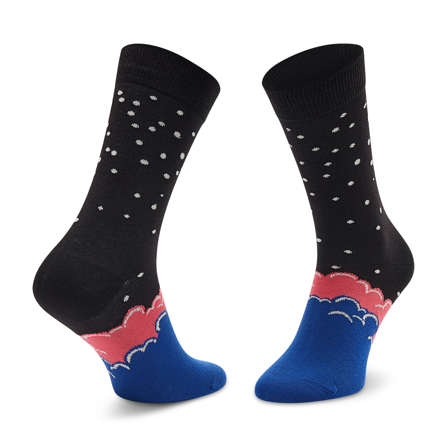 Happy Socks Șosete Înalte Unisex OTC01-9300 Negru - Pled.ro