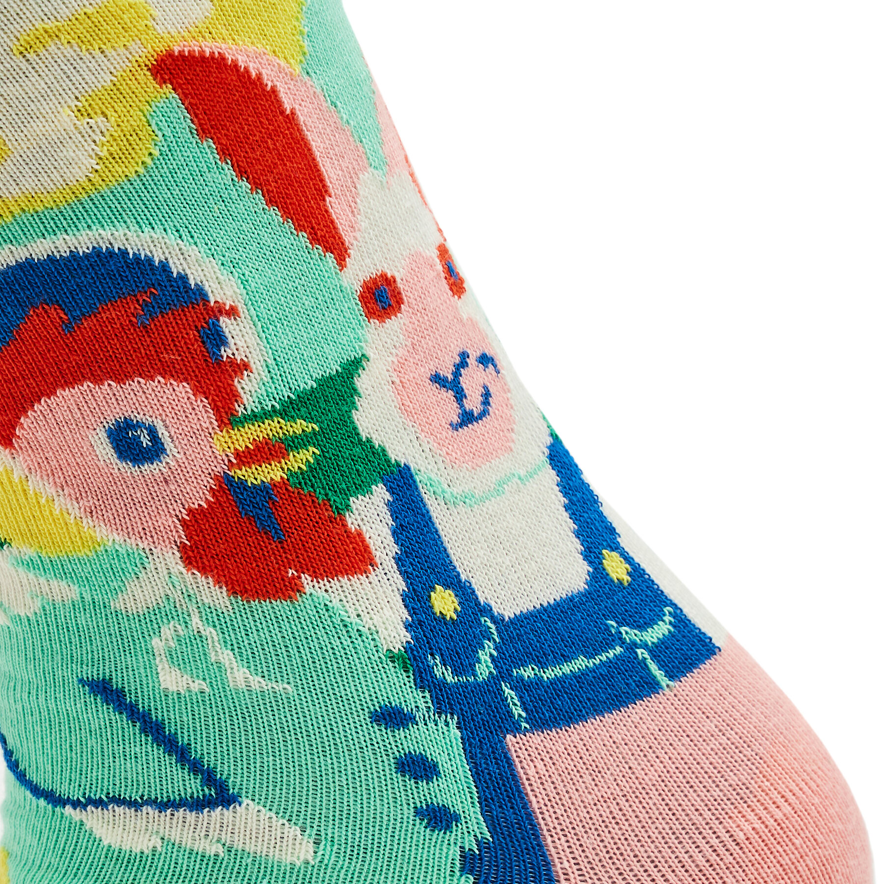 Happy Socks Șosete Înalte Unisex P000475 Verde - Pled.ro