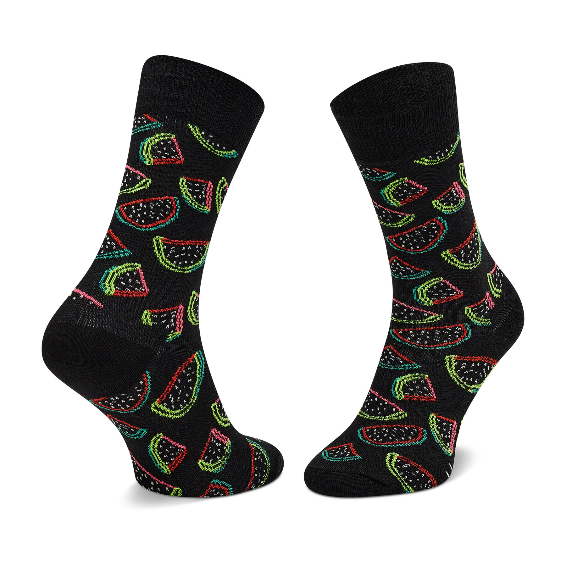 Happy Socks Șosete Înalte Unisex WAT13-9300 Negru - Pled.ro