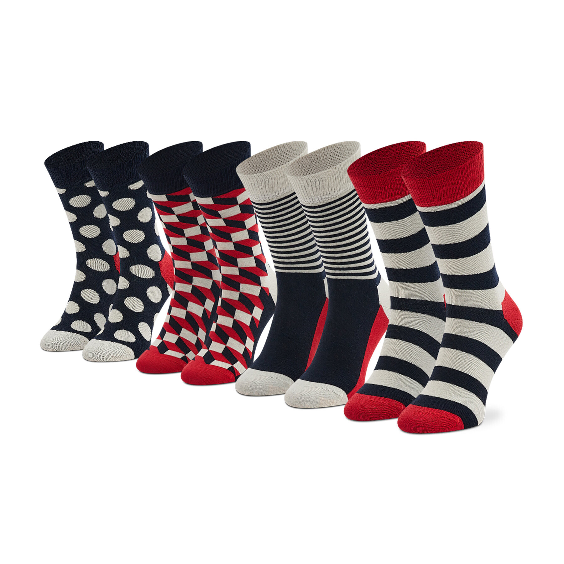 Happy Socks Șosete Înalte Unisex XBDO09-6002 Colorat - Pled.ro