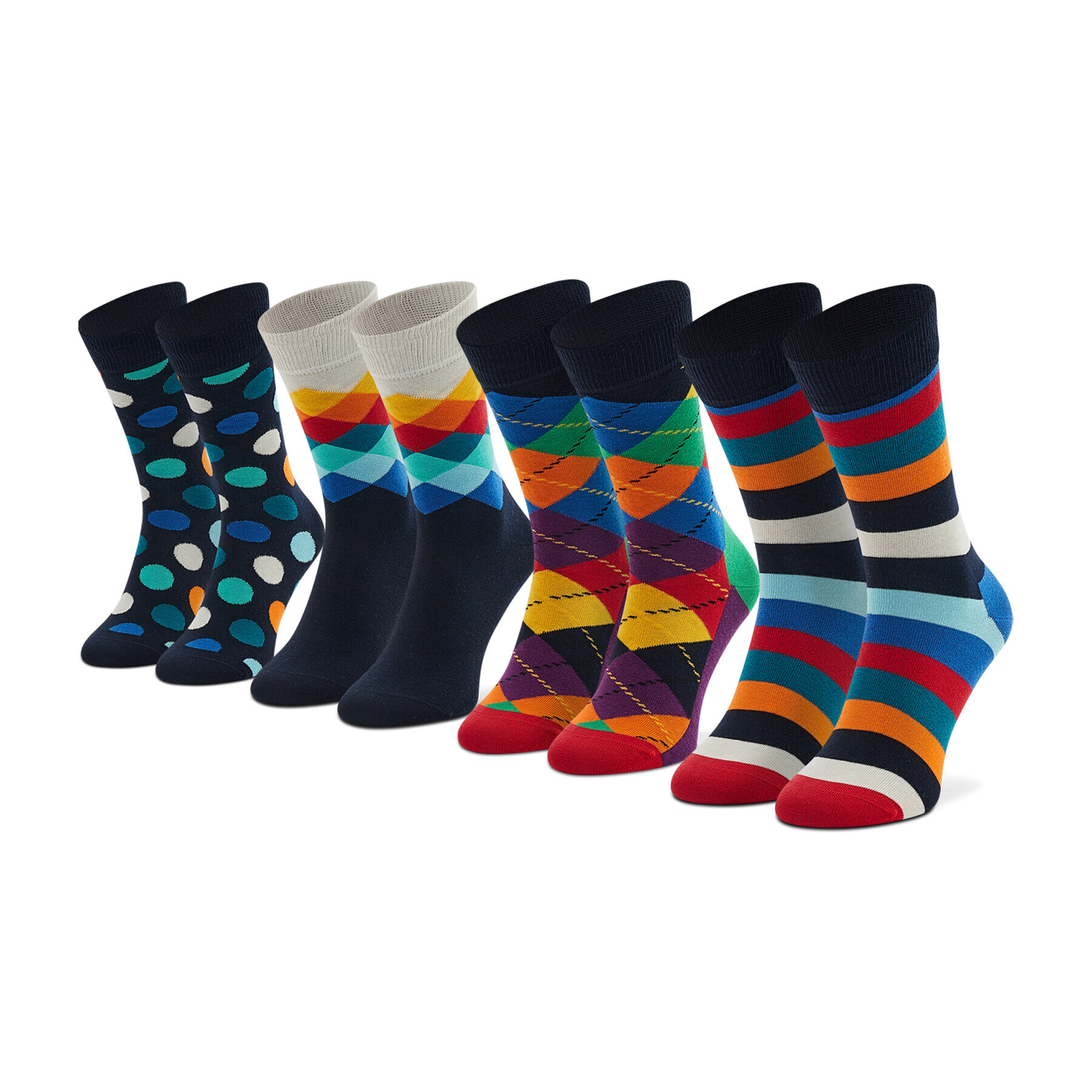 Happy Socks Șosete Înalte Unisex XMIX09-6050 Colorat - Pled.ro