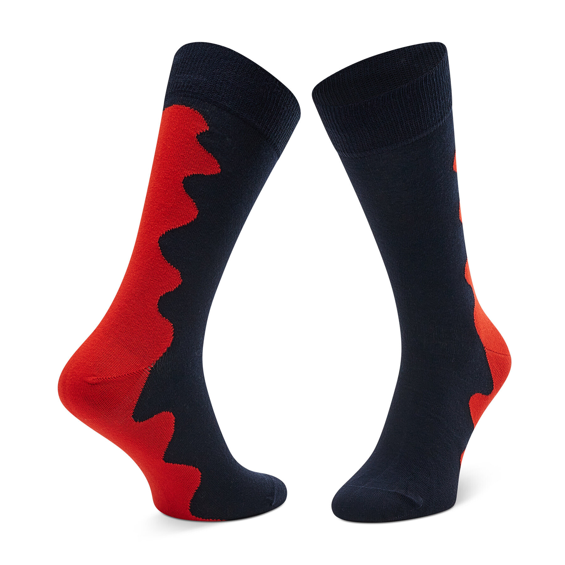 Happy Socks Șosete Lungi pentru Bărbați WAV01-6500 Negru - Pled.ro