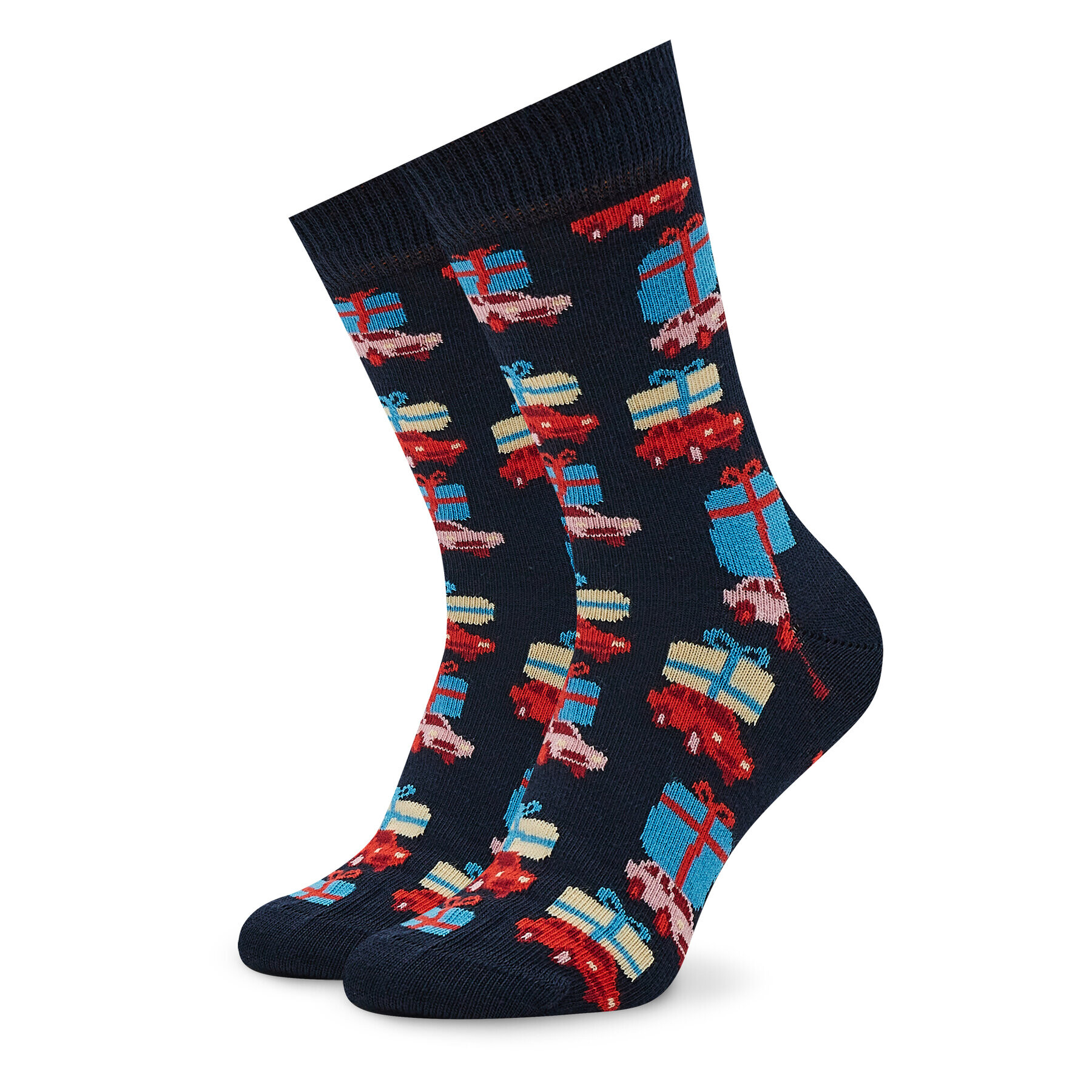 Happy Socks Șosete Lungi pentru Copii KHDS01-6500 Bleumarin - Pled.ro