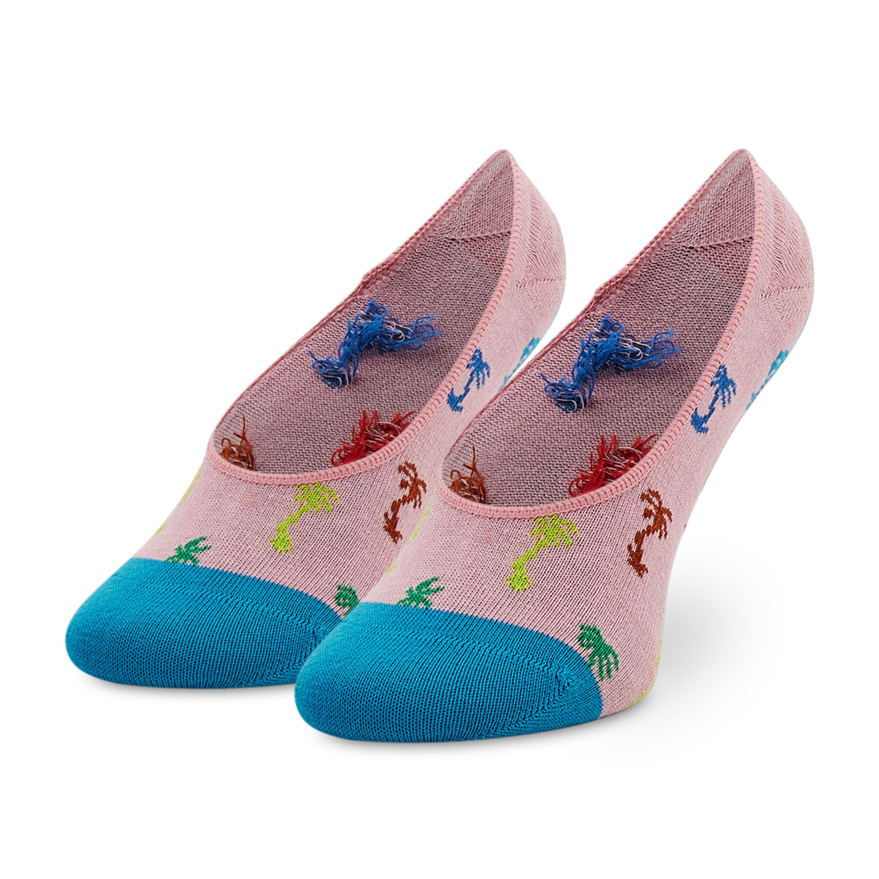 Happy Socks Șosete Scurte Unisex PLM06-3300 Roz - Pled.ro