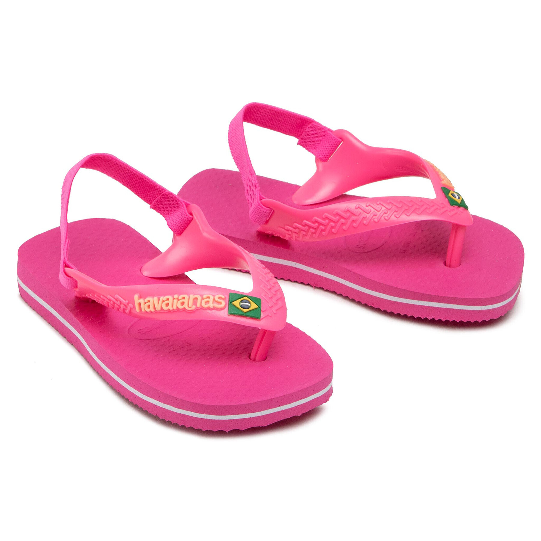 Havaianas Sandale Brasil Logo 41405775784 Roz - Pled.ro