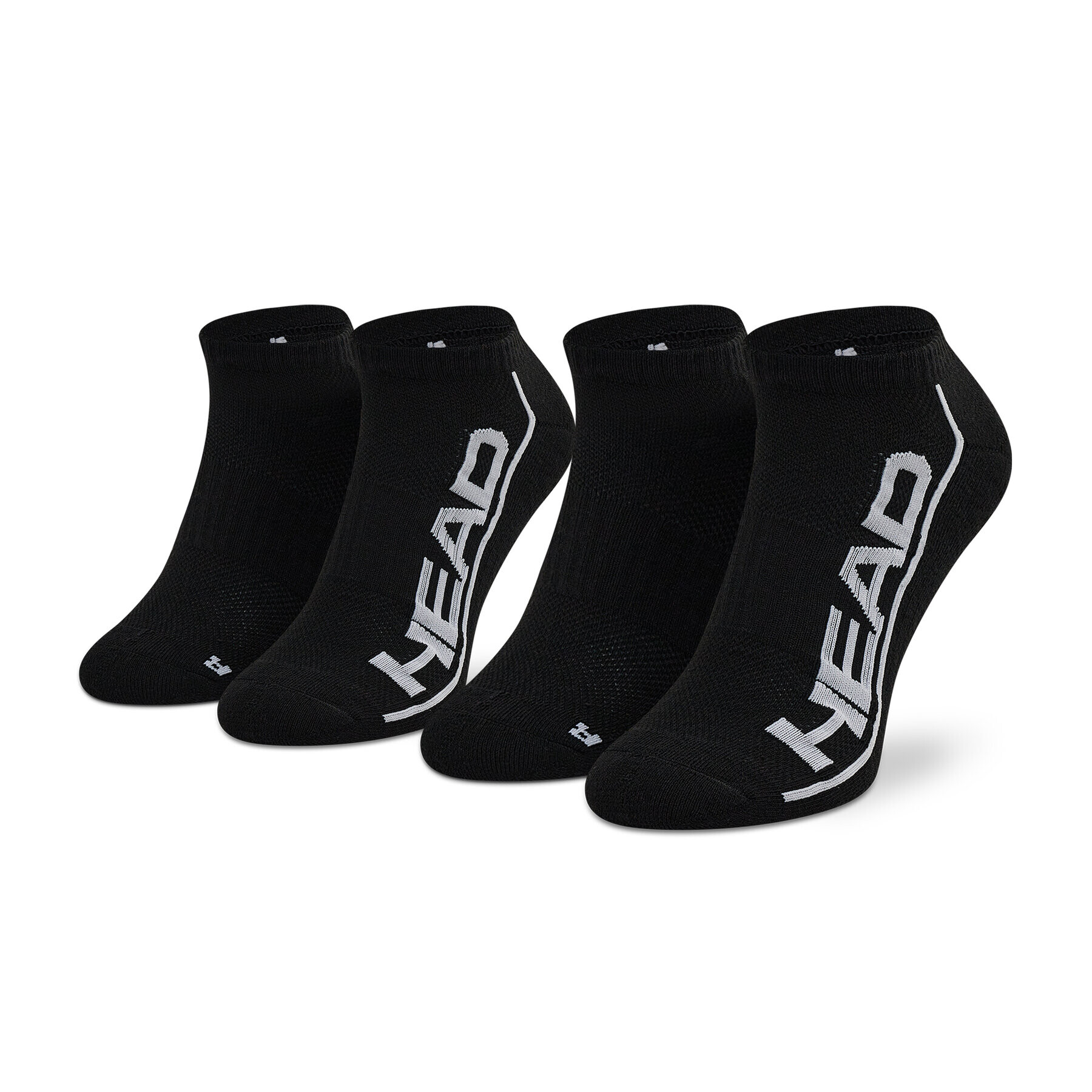 Head Set de 2 perechi de șosete medii unisex Performance 791018001 Negru - Pled.ro