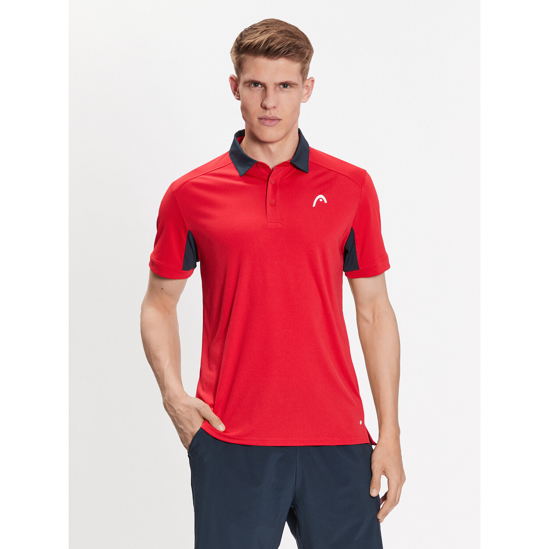 Head Tricou polo Slice 811433 Roșu Regular Fit - Pled.ro