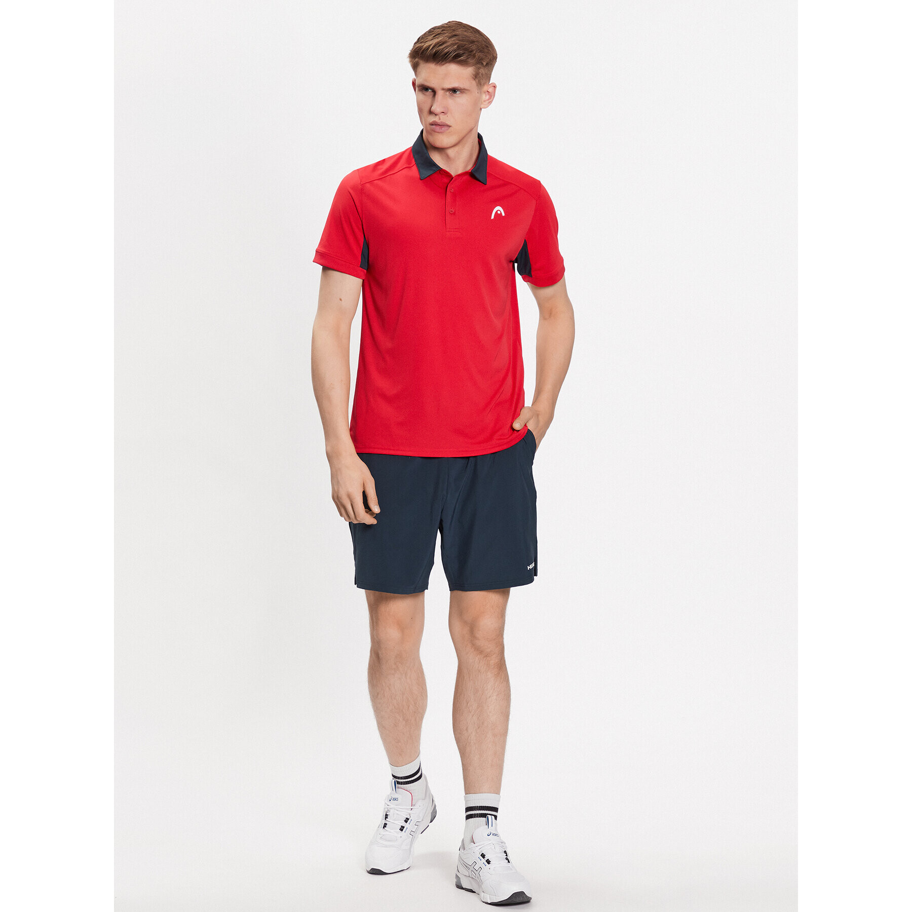 Head Tricou polo Slice 811433 Roșu Regular Fit - Pled.ro