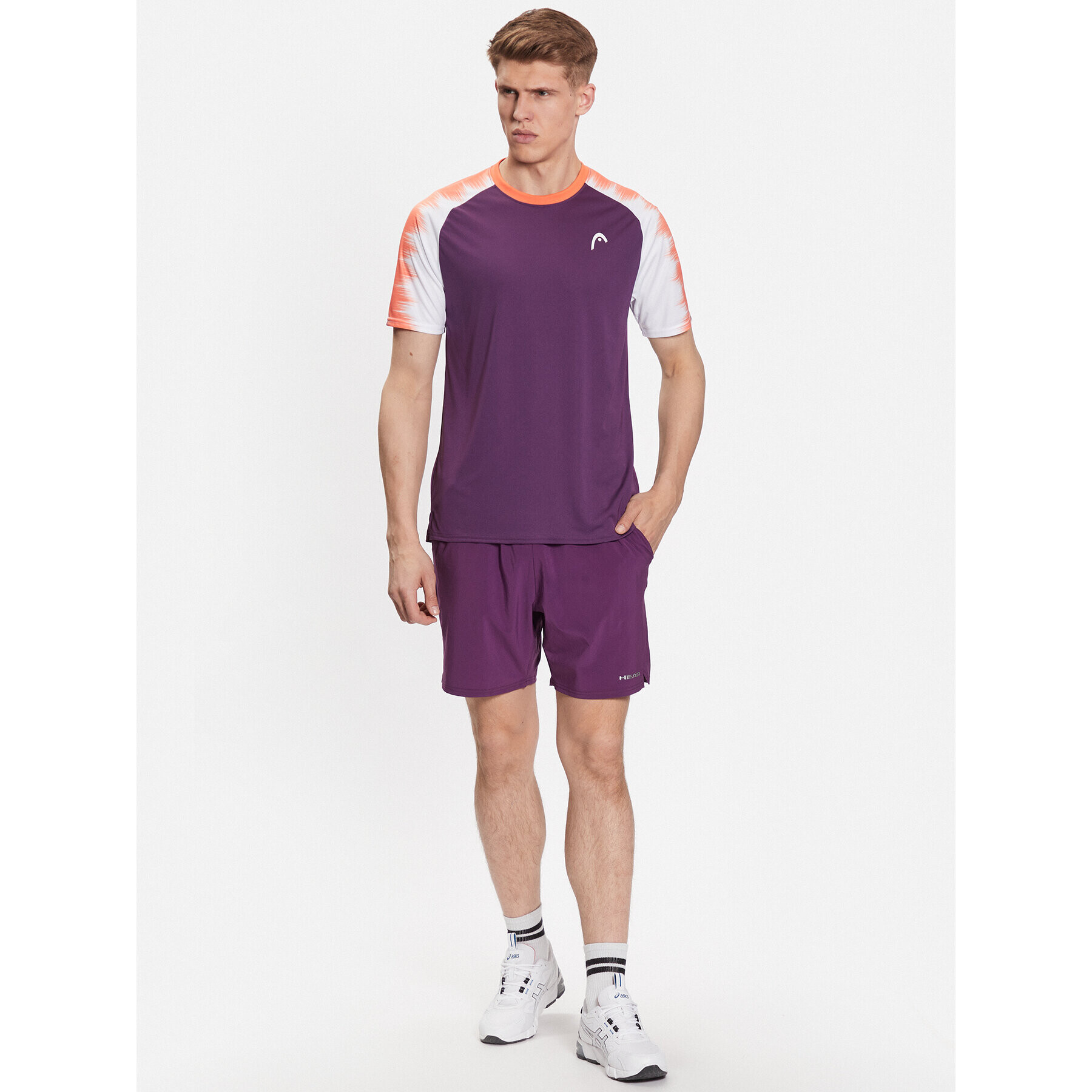 Head Tricou Topspin 811453 Violet Regular Fit - Pled.ro