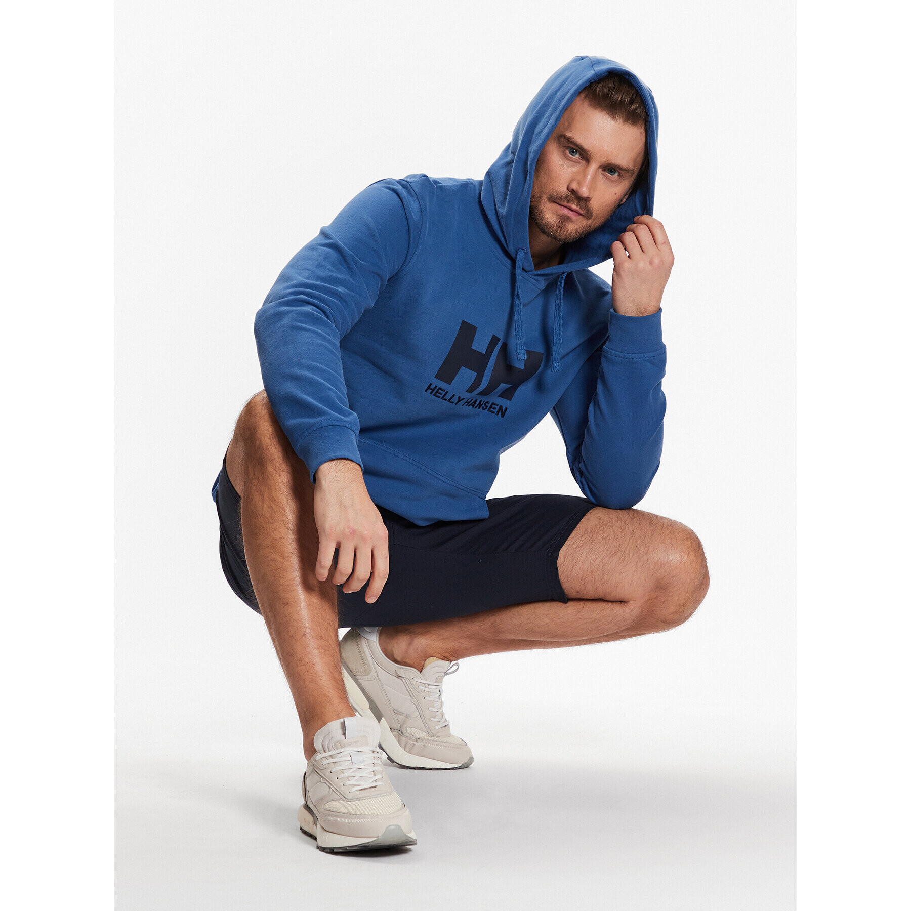 Helly Hansen Bluză Logo 33977 Albastru Regular Fit - Pled.ro