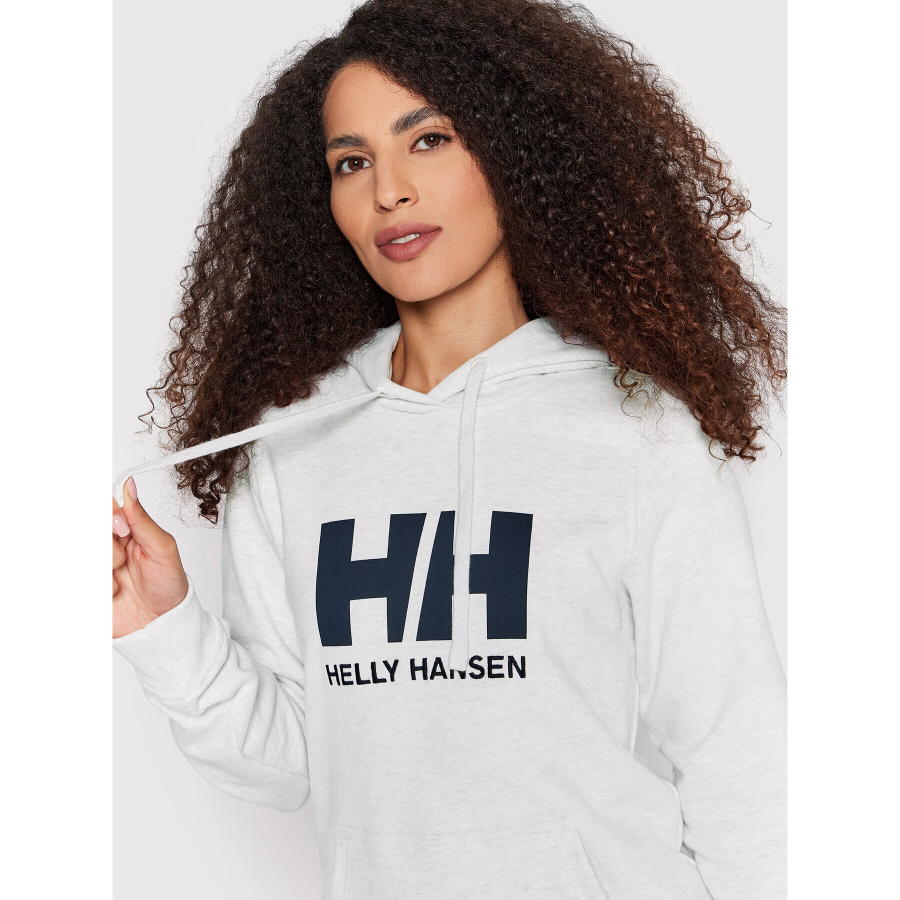 Helly Hansen Bluză Logo 33978 Gri Regular Fit - Pled.ro