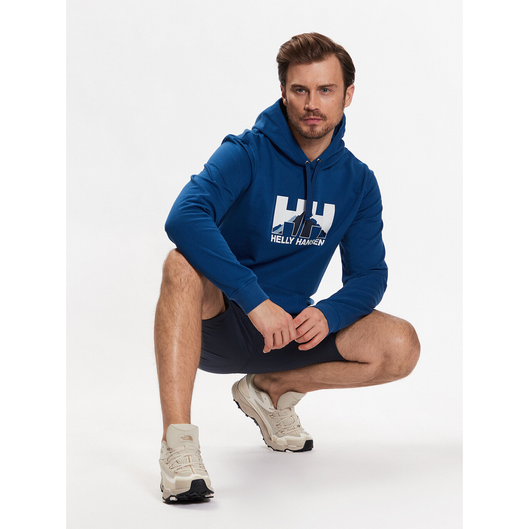 Helly Hansen Bluză Nord Graphic 62975 Albastru Regular Fit - Pled.ro