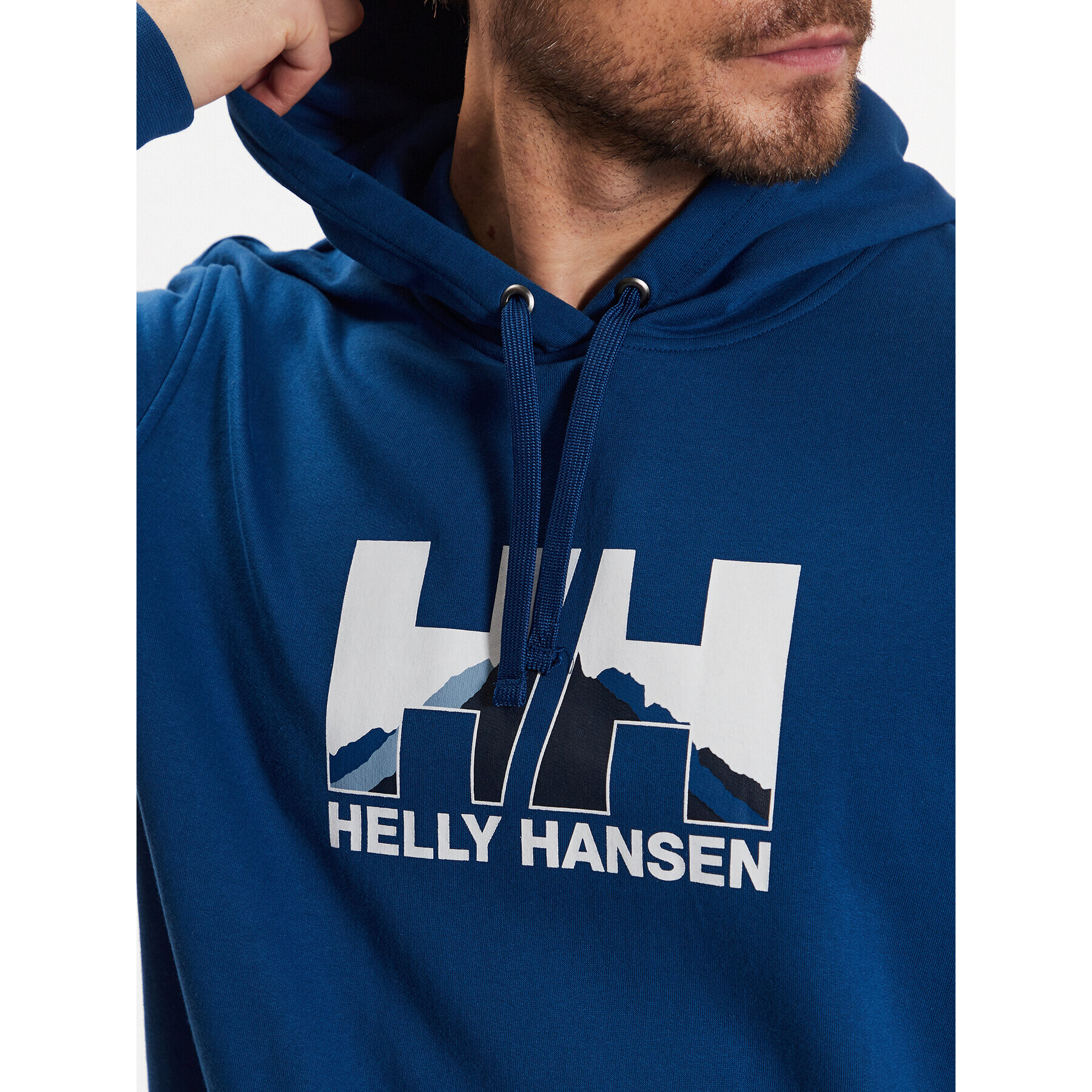 Helly Hansen Bluză Nord Graphic 62975 Albastru Regular Fit - Pled.ro